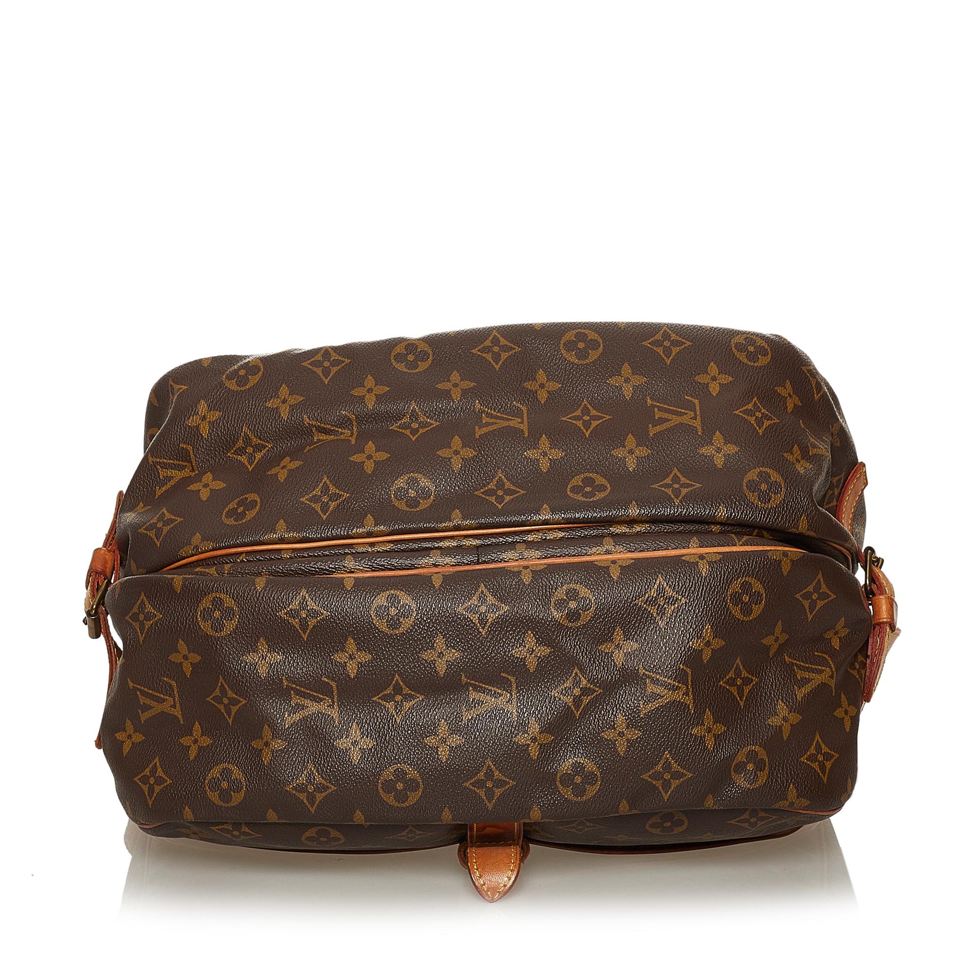 Louis Vuitton Monogram Saumur 35 (SHG-28463)