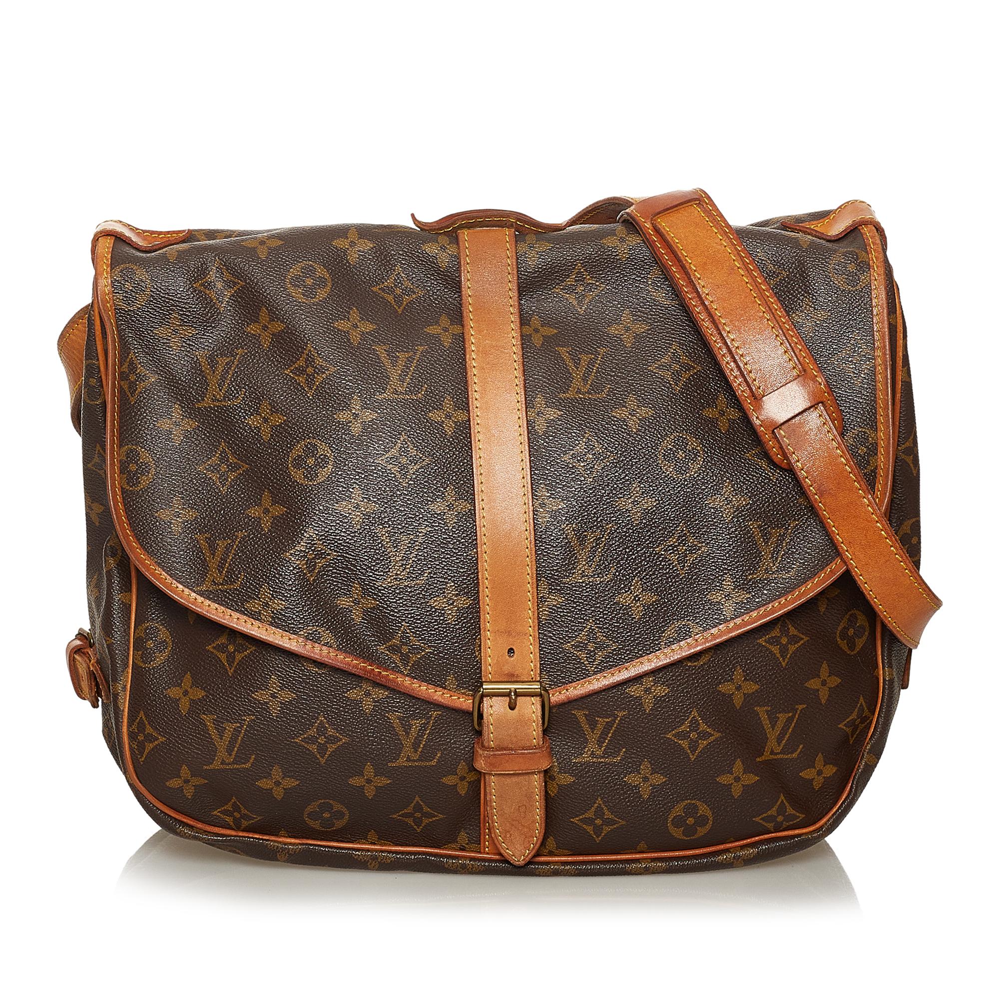 Louis Vuitton Monogram Saumur 35 (SHG-28463)
