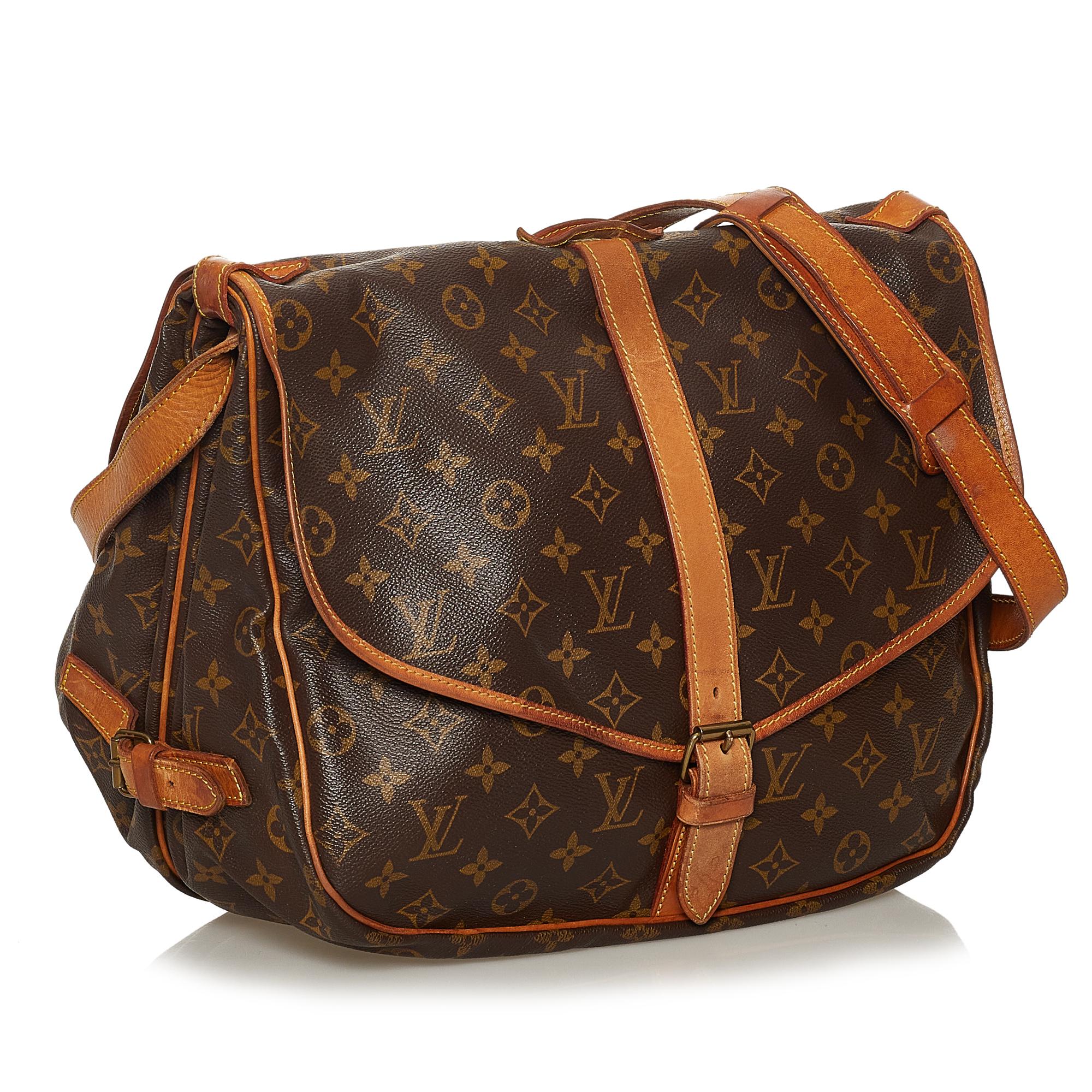 Louis Vuitton Monogram Saumur 35 (SHG-28463)