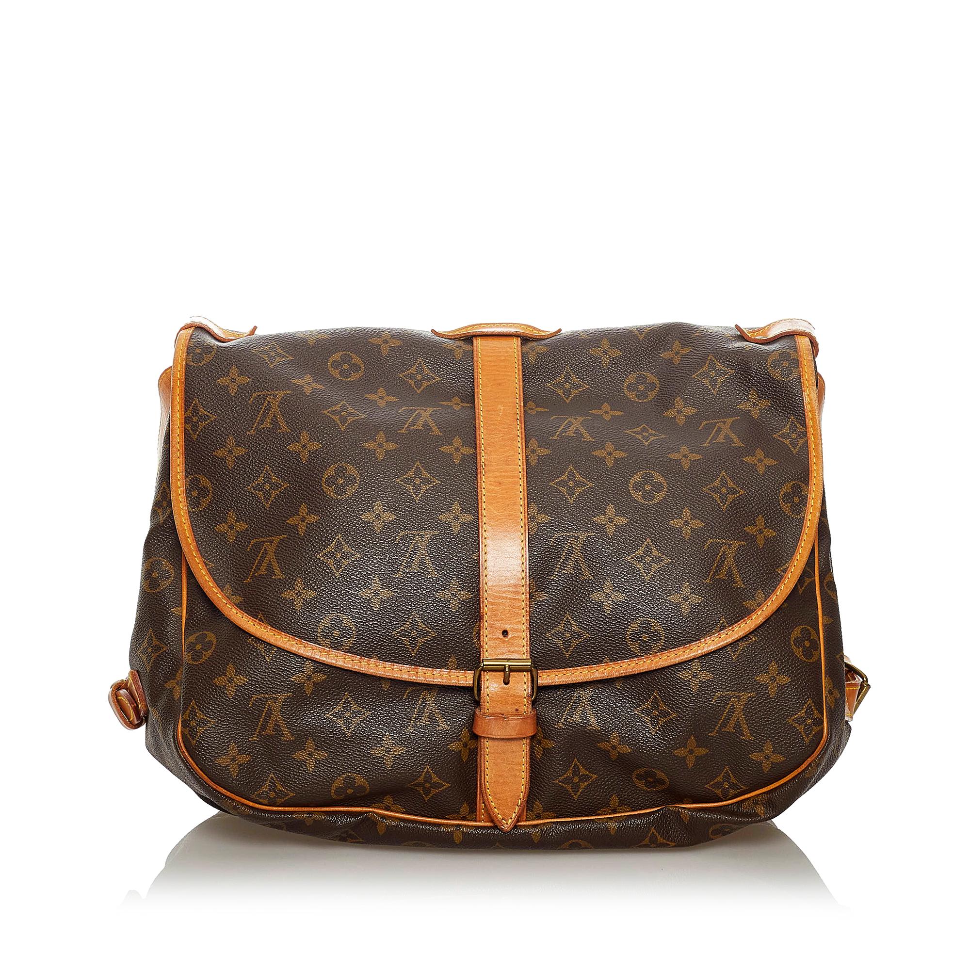 Louis Vuitton Monogram Saumur 35 (SHG-28718)