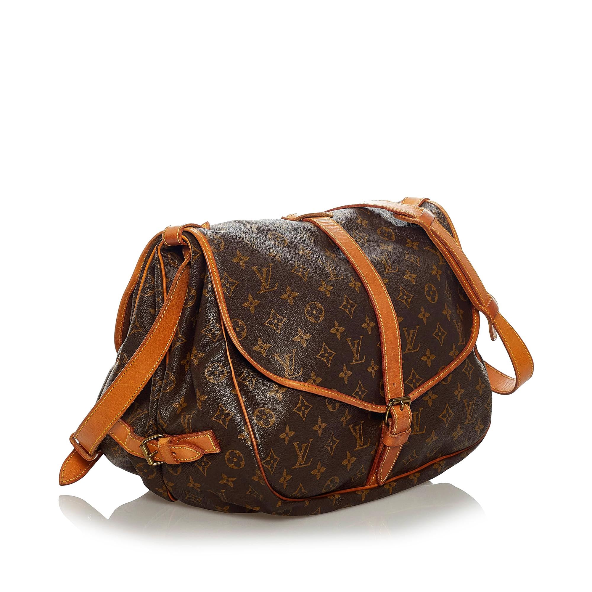 Louis Vuitton Monogram Saumur 35 (SHG-28718)