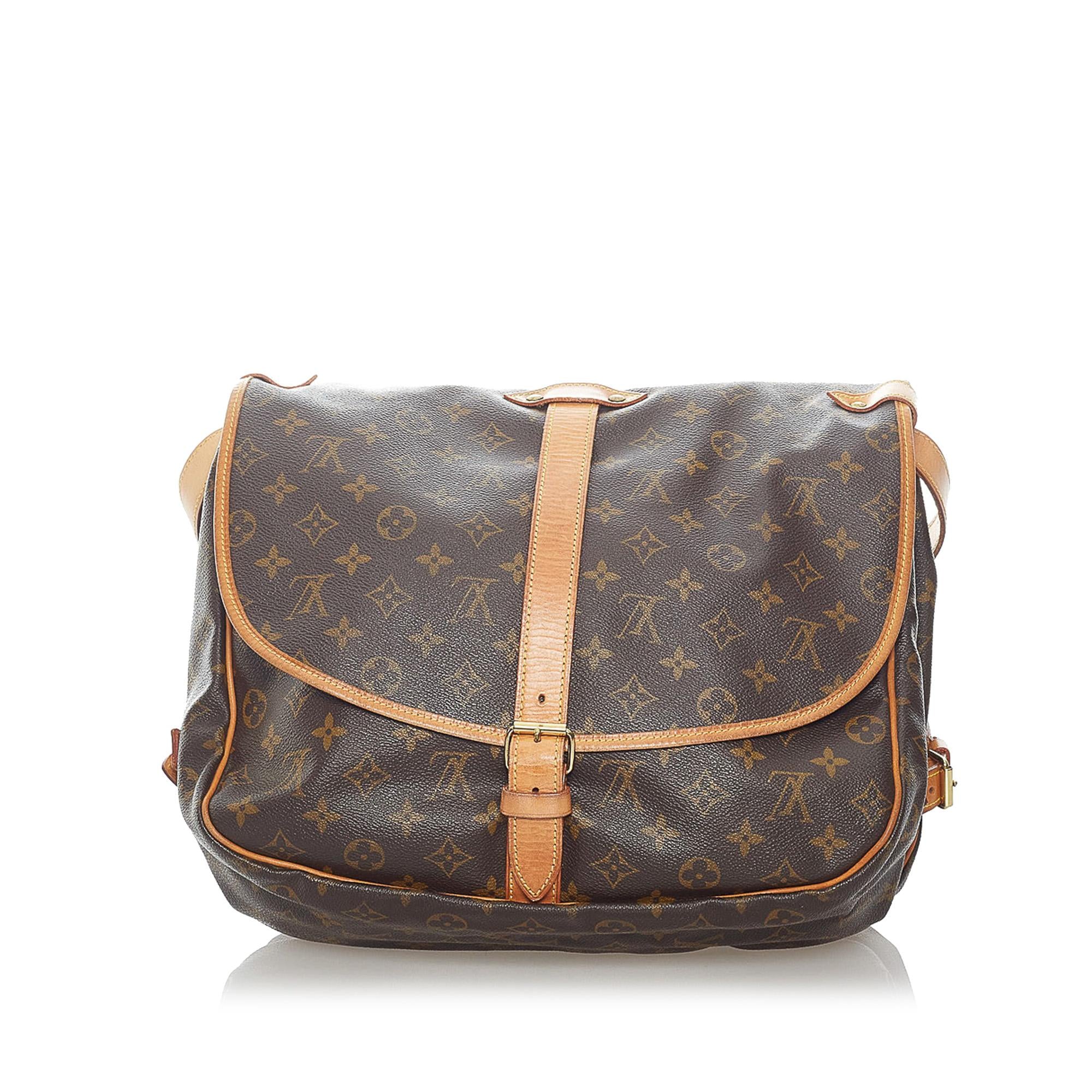 Louis Vuitton Monogram Saumur 35 (SHG-32028)