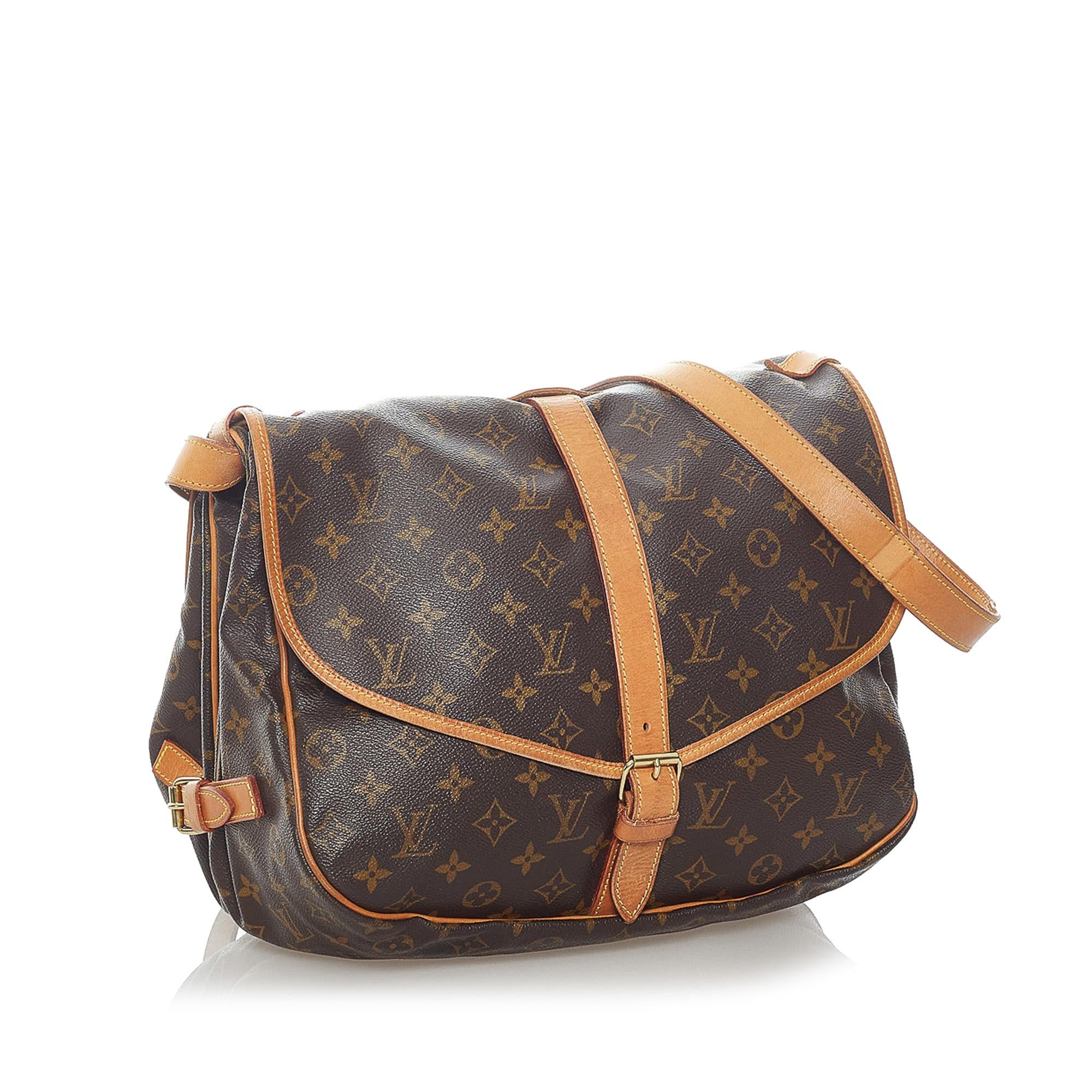Louis Vuitton Monogram Saumur 35 (SHG-32028)