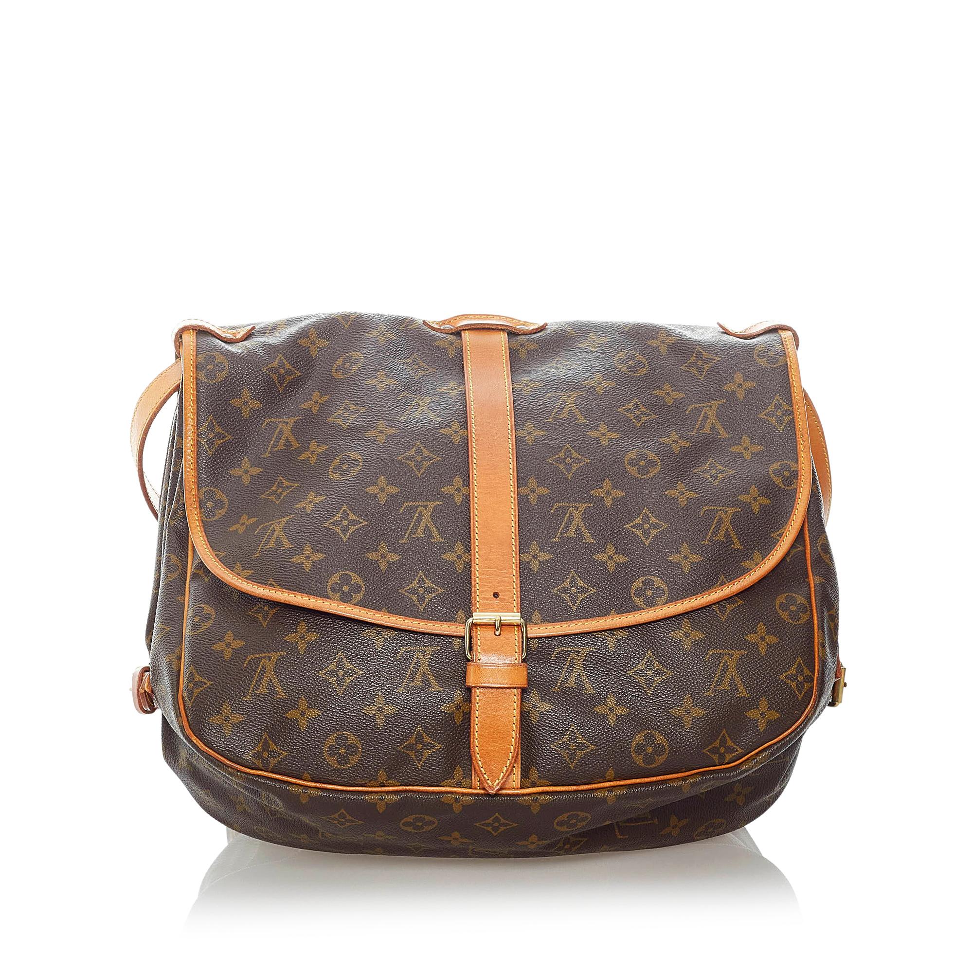 Louis Vuitton Monogram Saumur 35 (SHG-32284)