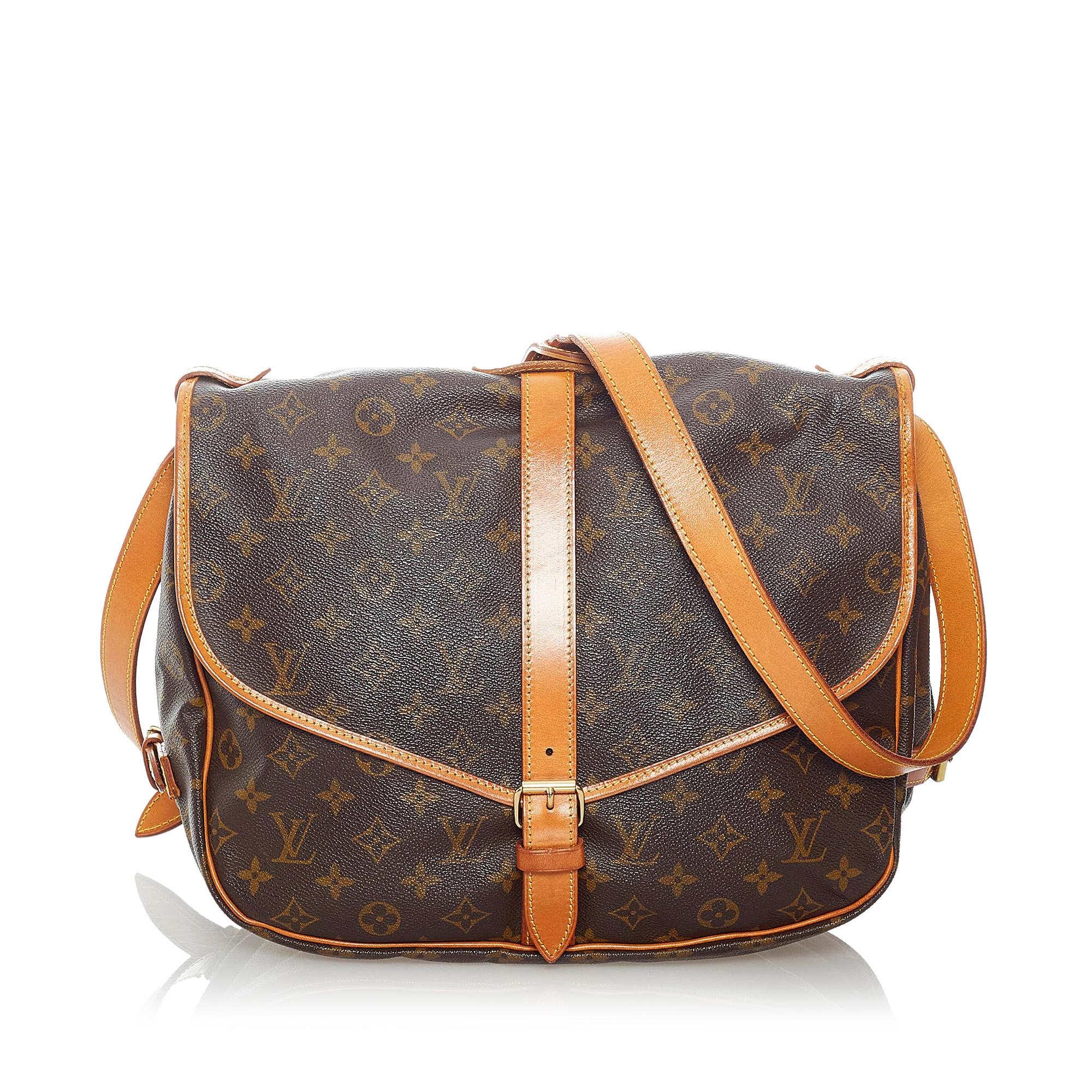 Louis Vuitton Monogram Saumur 35 (SHG-32284)
