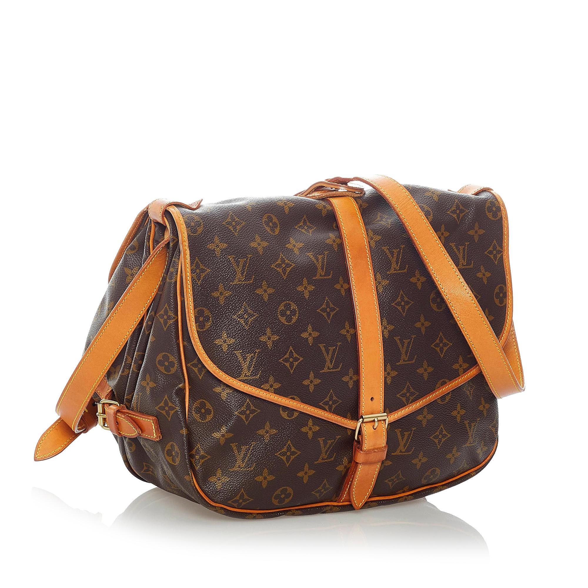 Louis Vuitton Monogram Saumur 35 (SHG-32284)