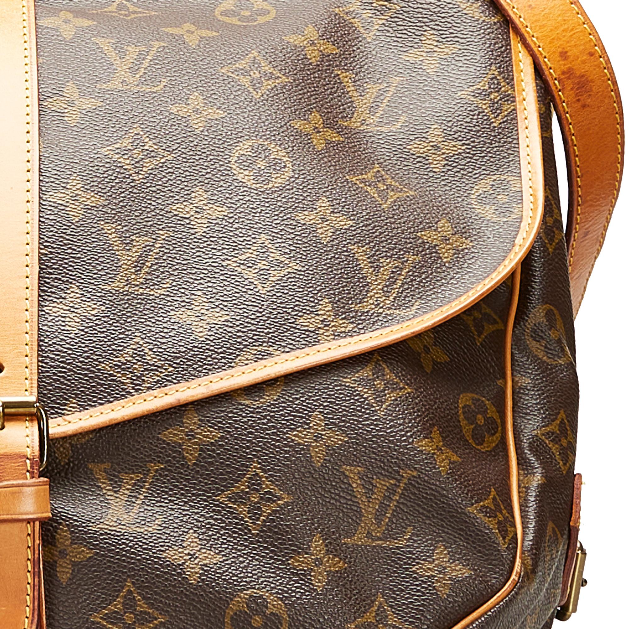 Louis Vuitton Monogram Saumur 35 (SHG-35236)