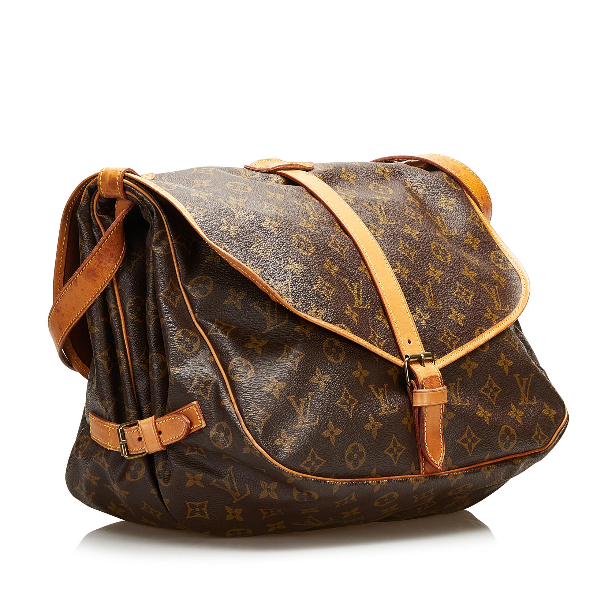 Louis Vuitton Monogram Saumur 35 (SHG-35236)