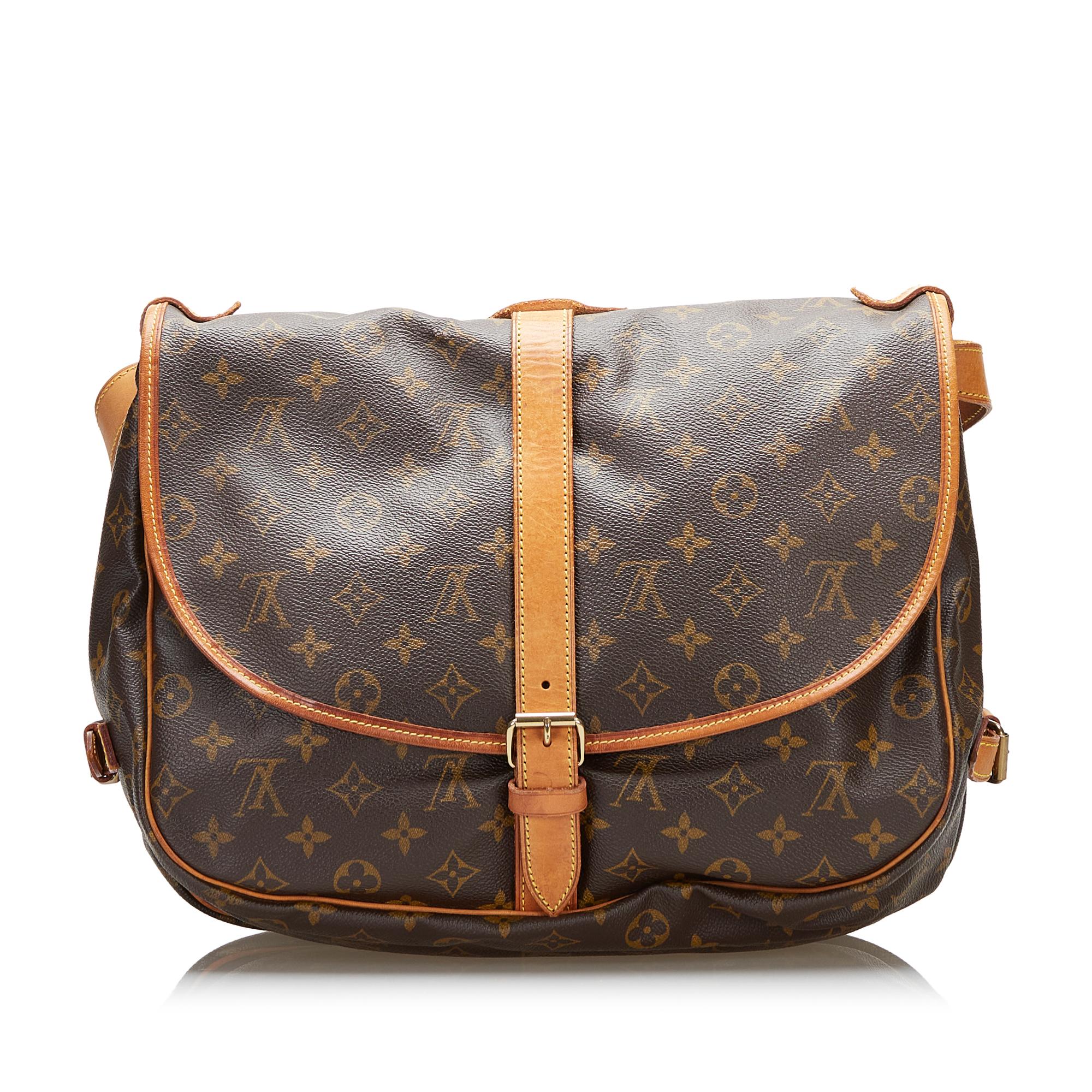 Louis Vuitton Monogram Saumur 35 (SHG-36479)