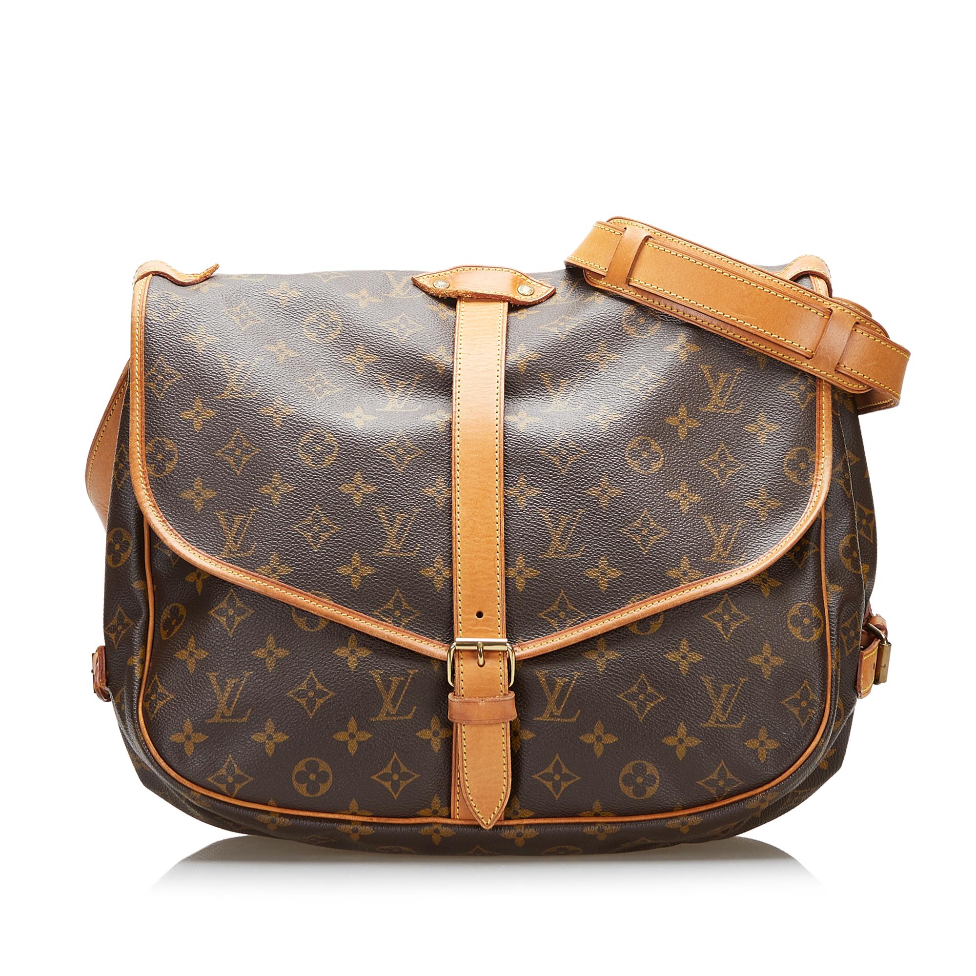 Louis Vuitton Monogram Saumur 35 (SHG-36479)