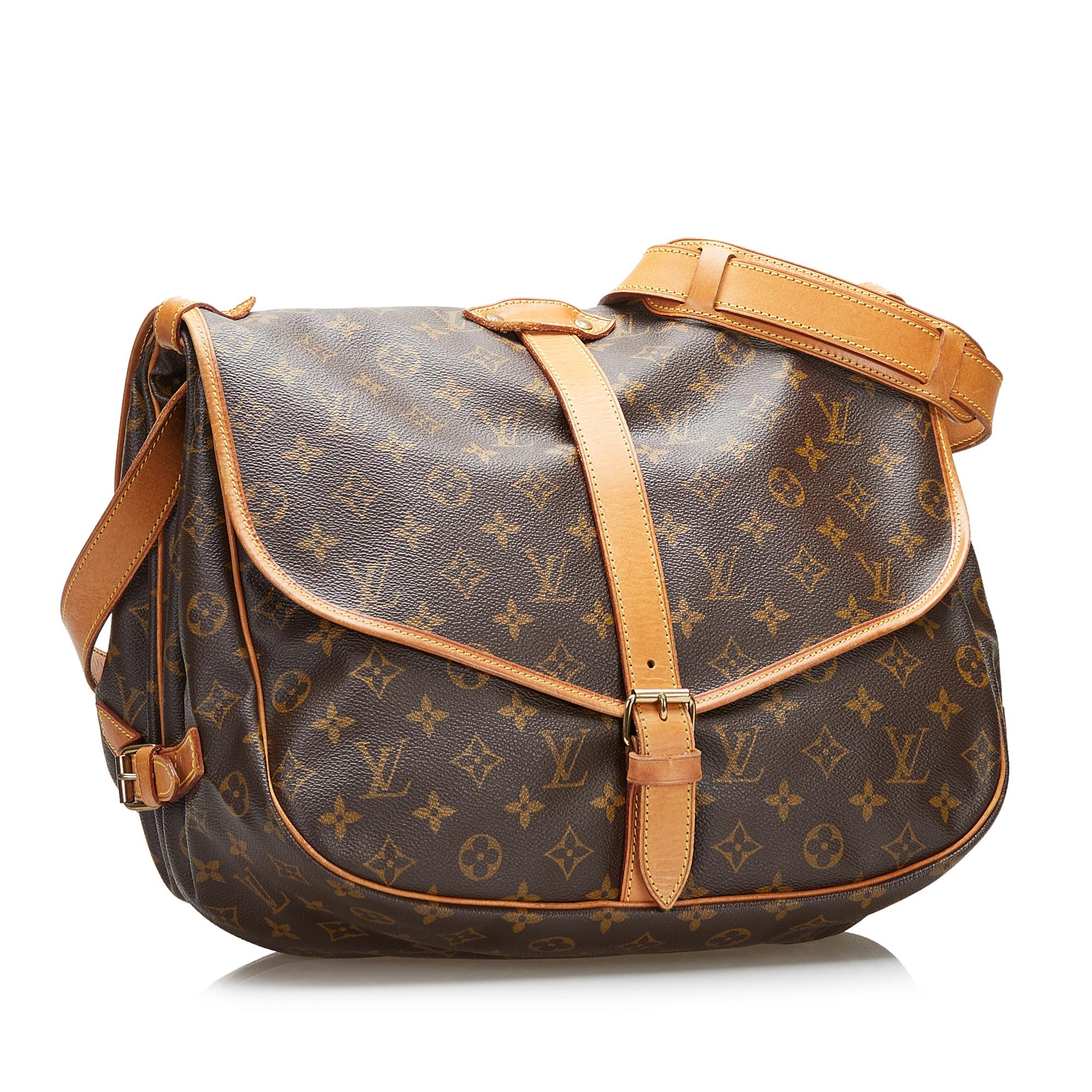 Louis Vuitton Monogram Saumur 35 (SHG-36479)