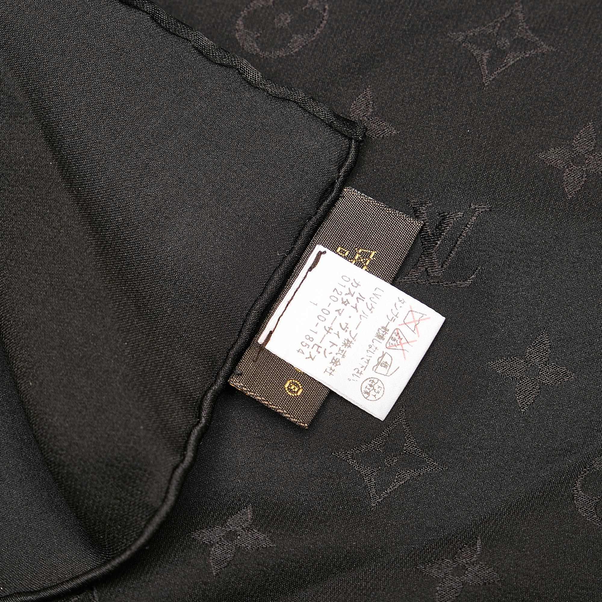 Louis Vuitton Monogram Silk Scarf (SHG-34458)