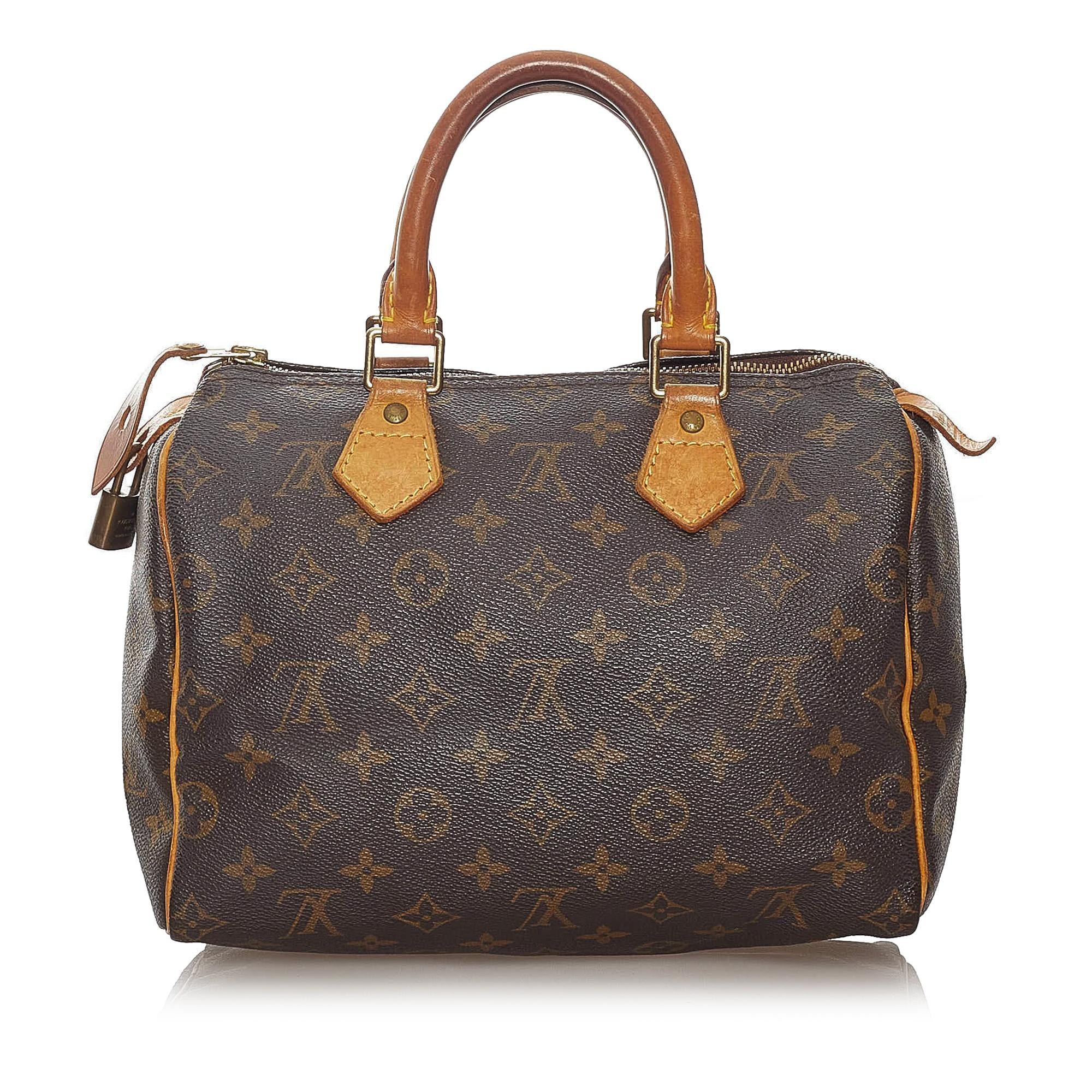 Louis Vuitton Monogram Speedy 25 (SHG-27739)