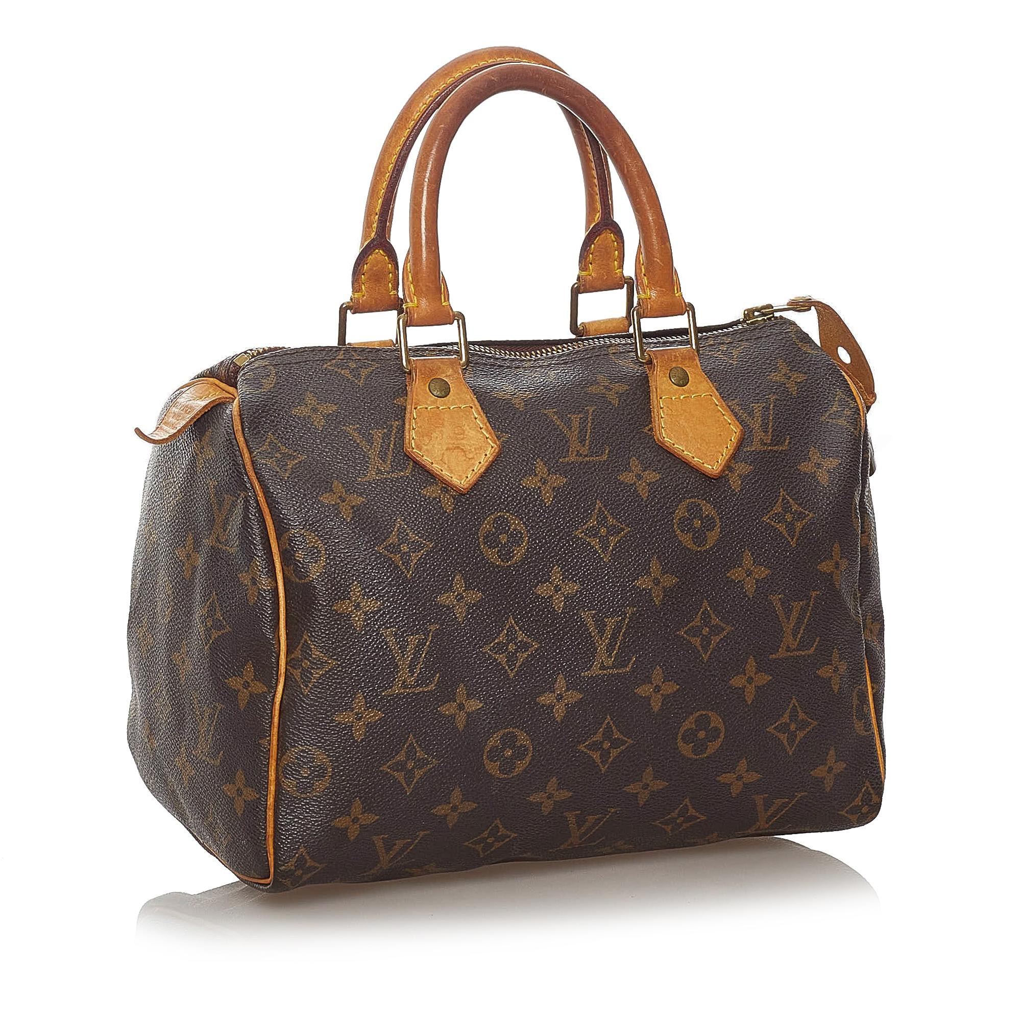 Louis Vuitton Monogram Speedy 25 (SHG-27739)