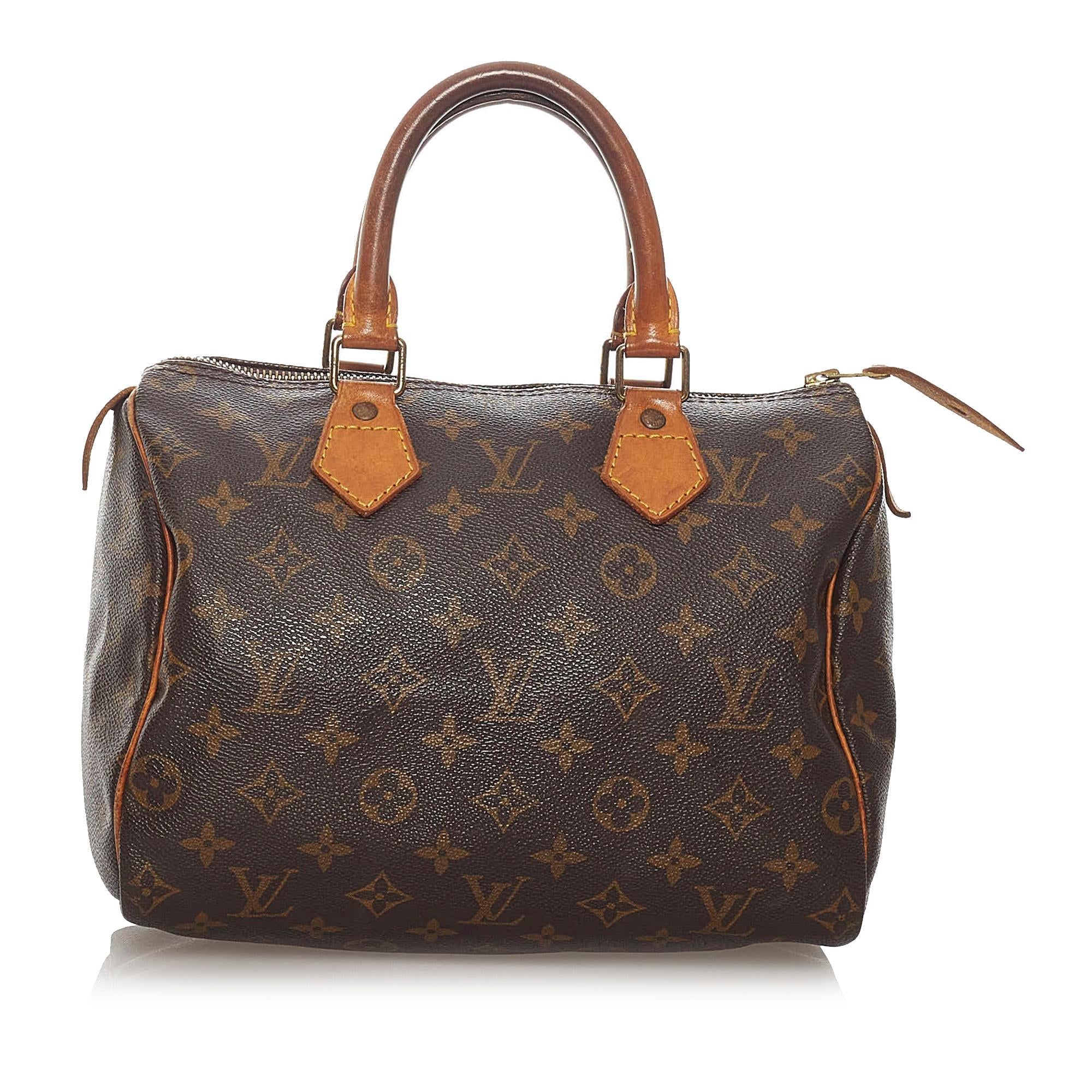 Louis Vuitton Monogram Speedy 25 (SHG-28261)