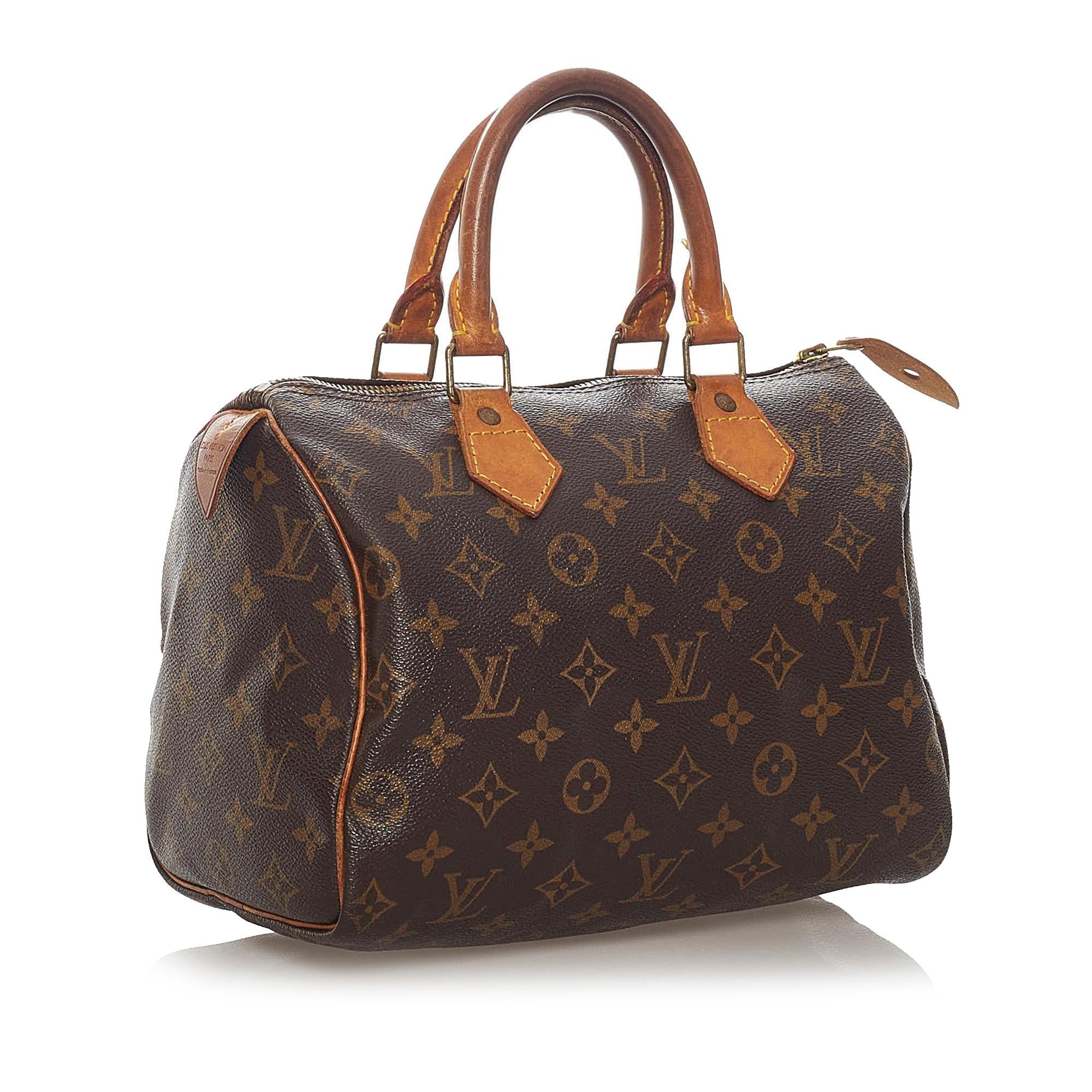 Louis Vuitton Monogram Speedy 25 (SHG-28261)