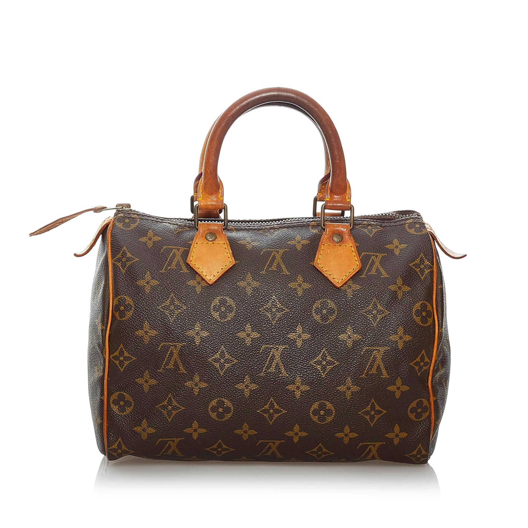 Louis Vuitton Monogram Speedy 25 (SHG-29630)