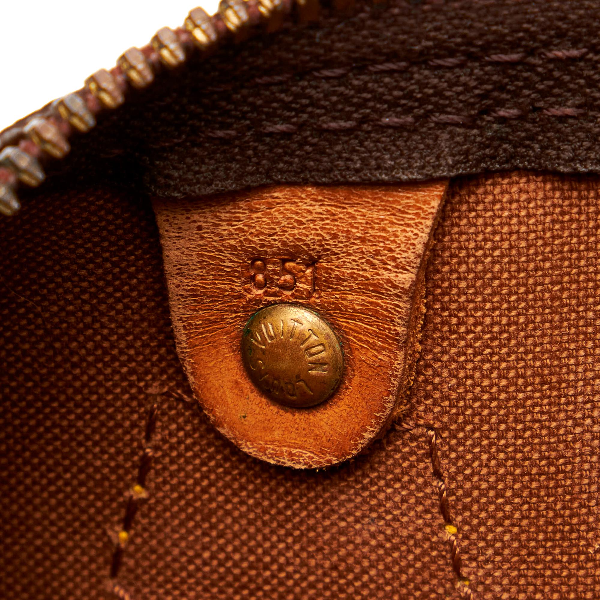 Louis Vuitton Monogram Speedy 25 (SHG-29630)