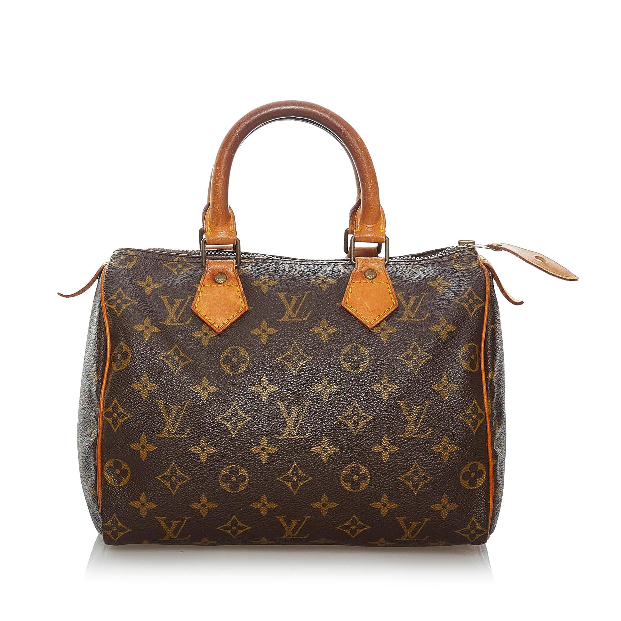 Louis Vuitton Monogram Speedy 25 (SHG-29630)