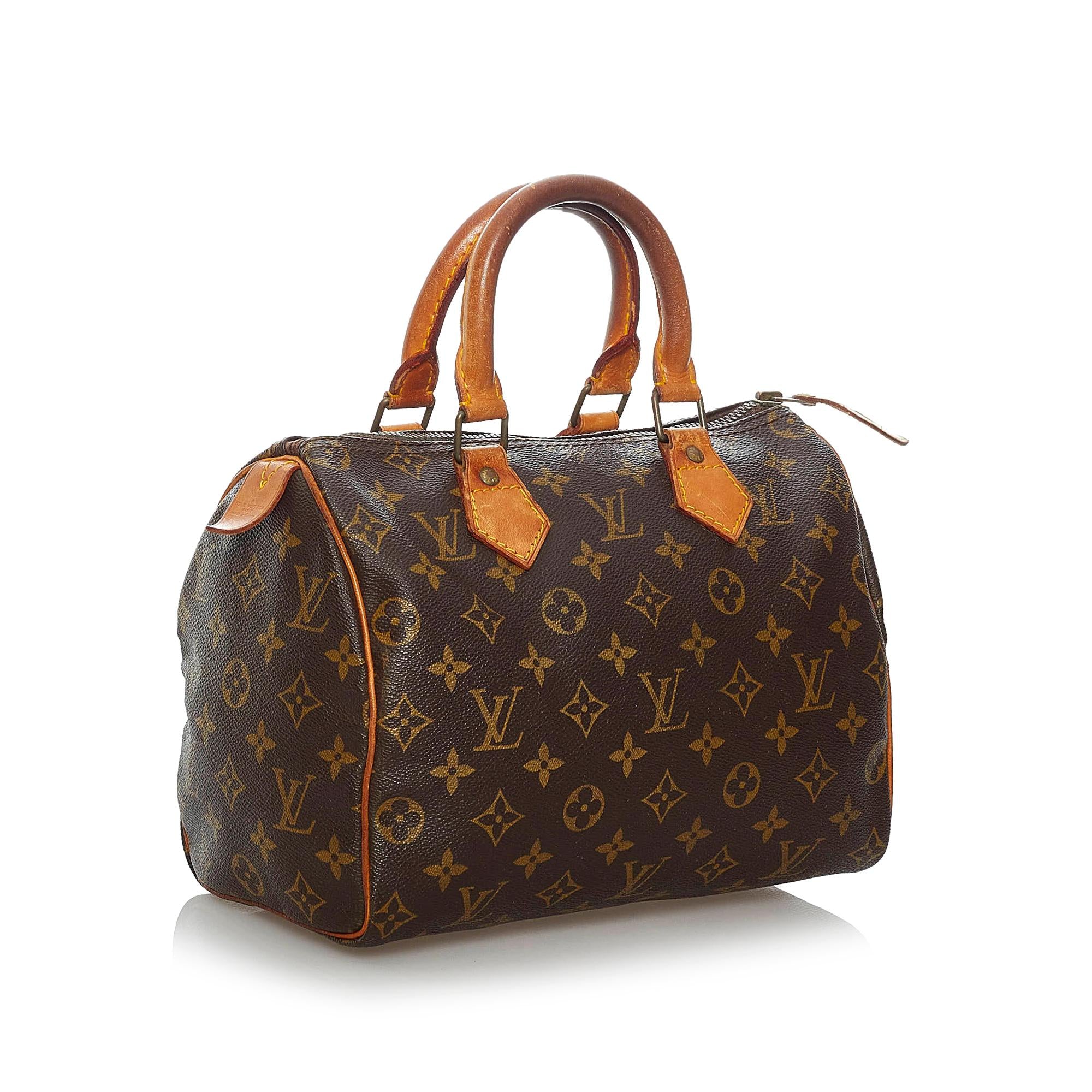 Louis Vuitton Monogram Speedy 25 (SHG-29630)