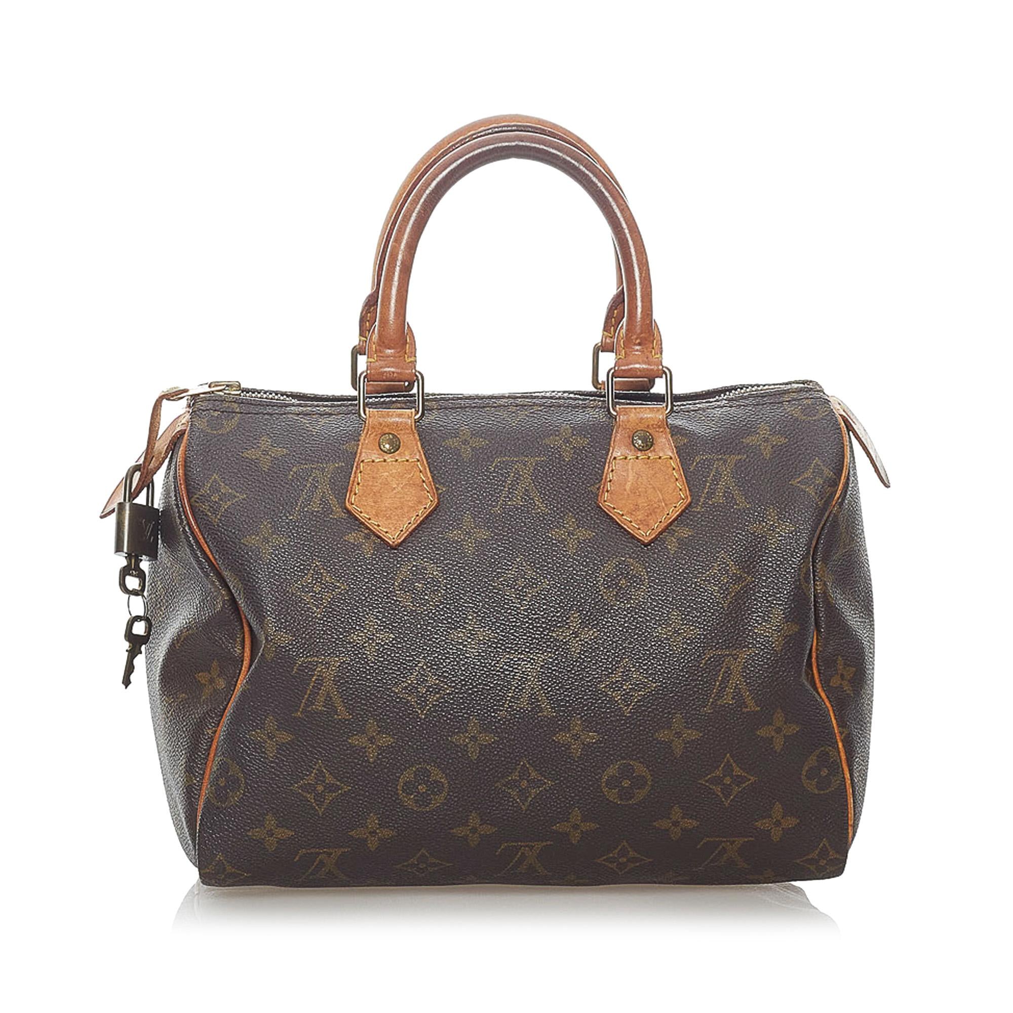 Louis Vuitton Monogram Speedy 25 (SHG-32483)