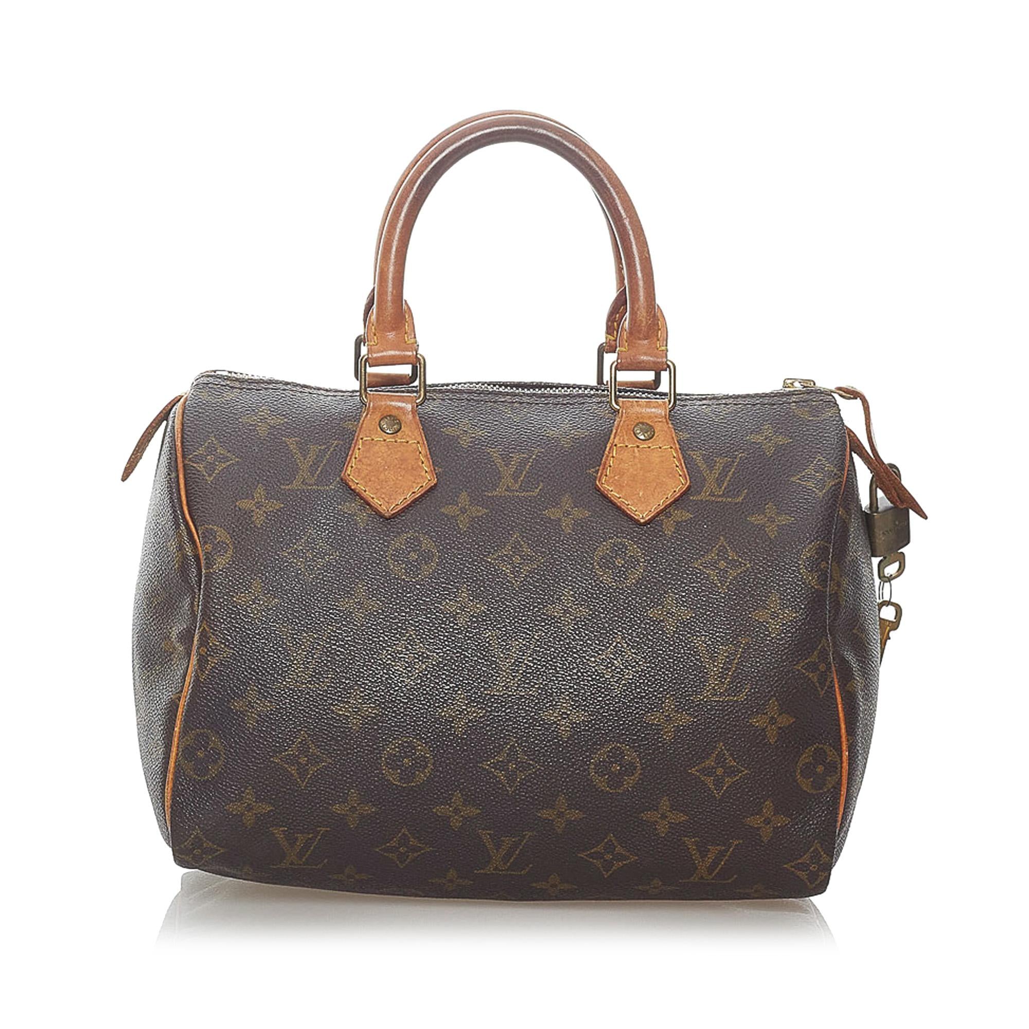 Louis Vuitton Monogram Speedy 25 (SHG-32483)