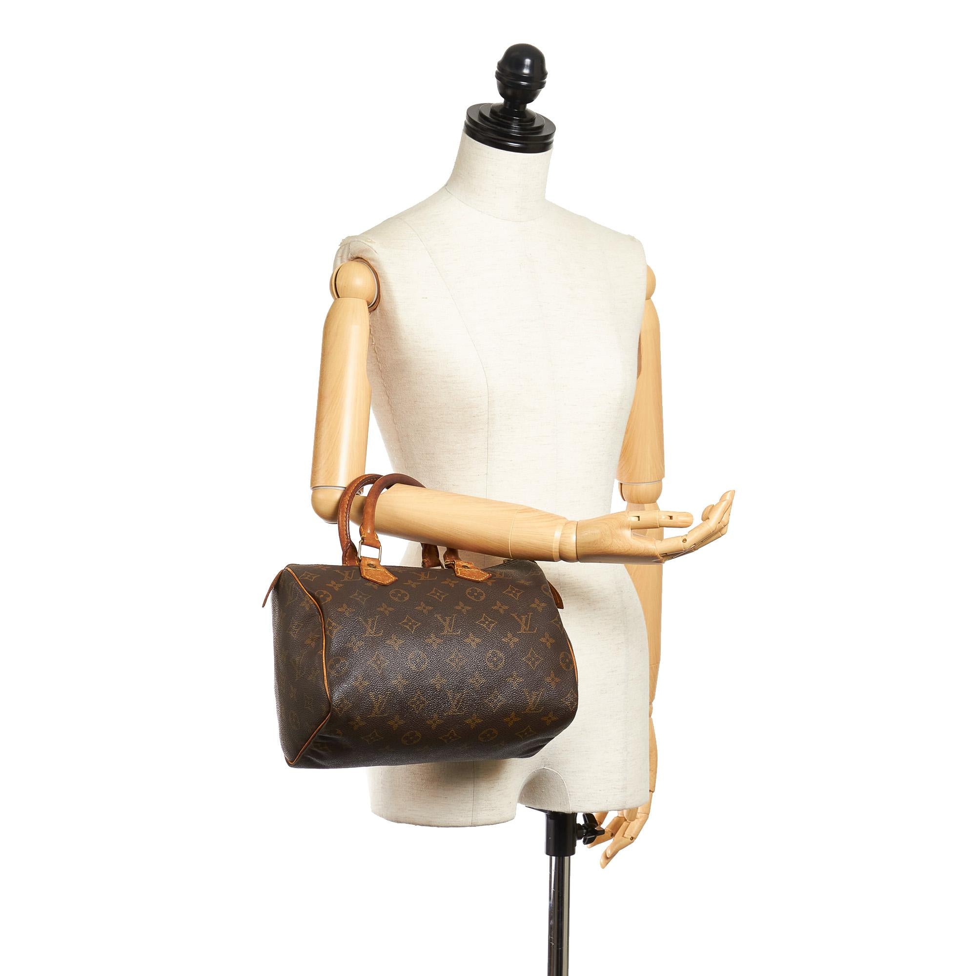 Louis Vuitton Monogram Speedy 25 (SHG-32483)