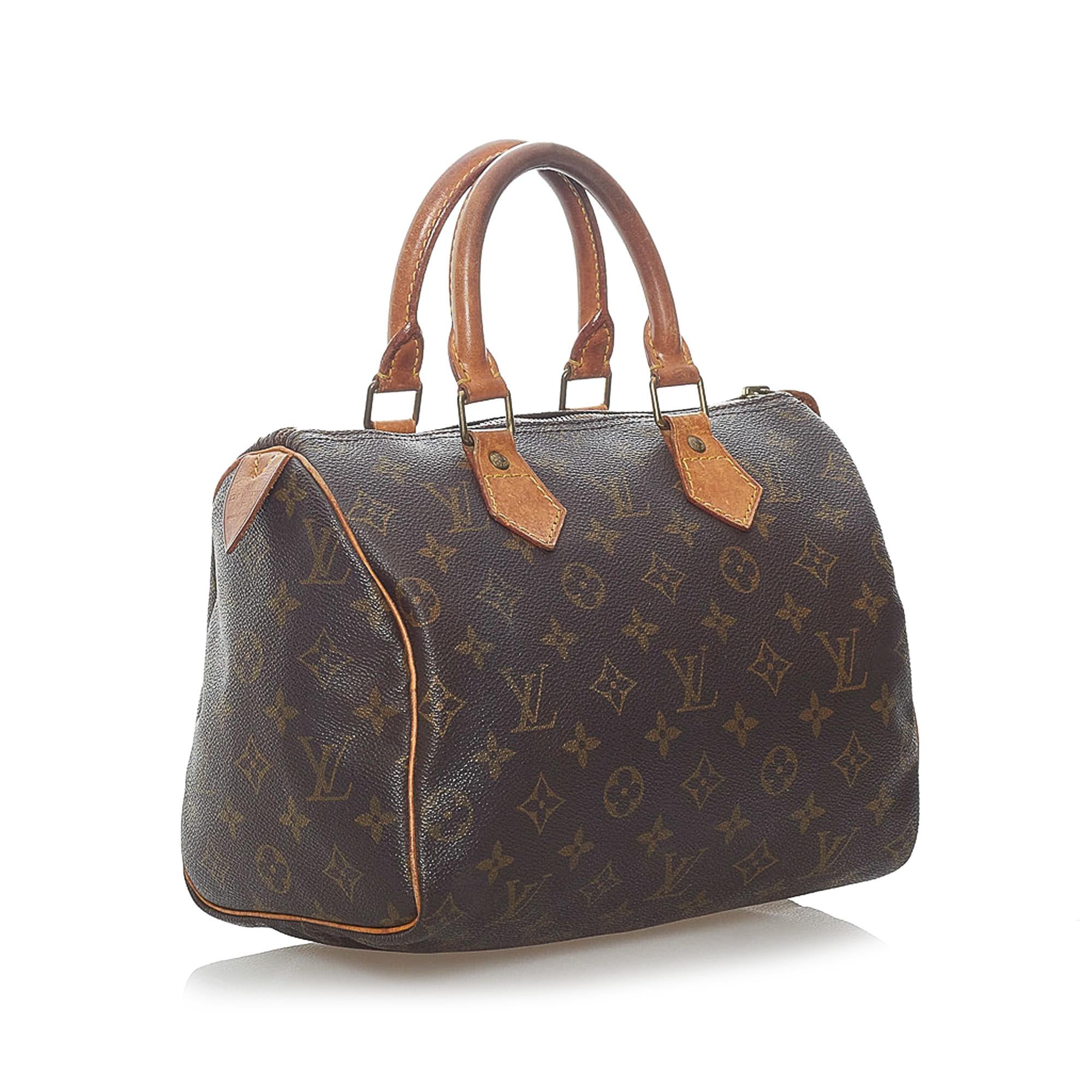 Louis Vuitton Monogram Speedy 25 (SHG-32483)