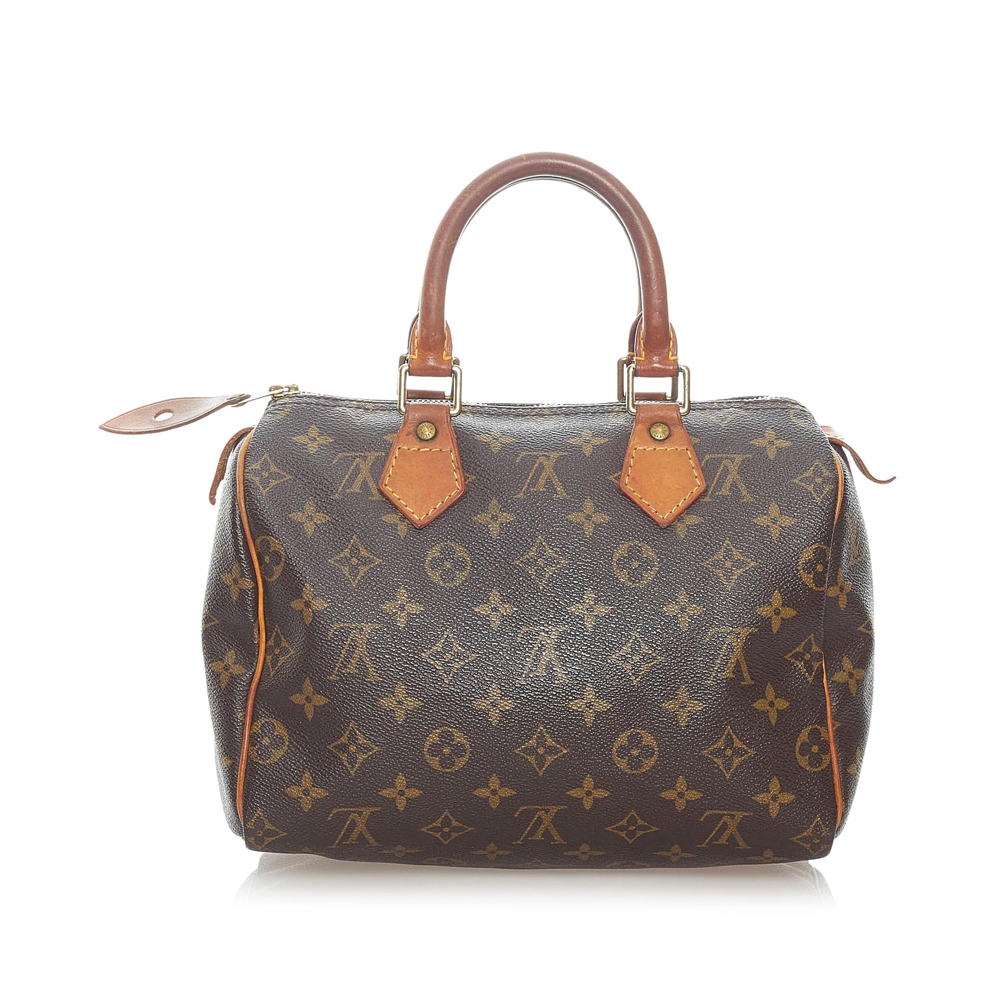 Louis Vuitton Monogram Speedy 25 (SHG-34702)