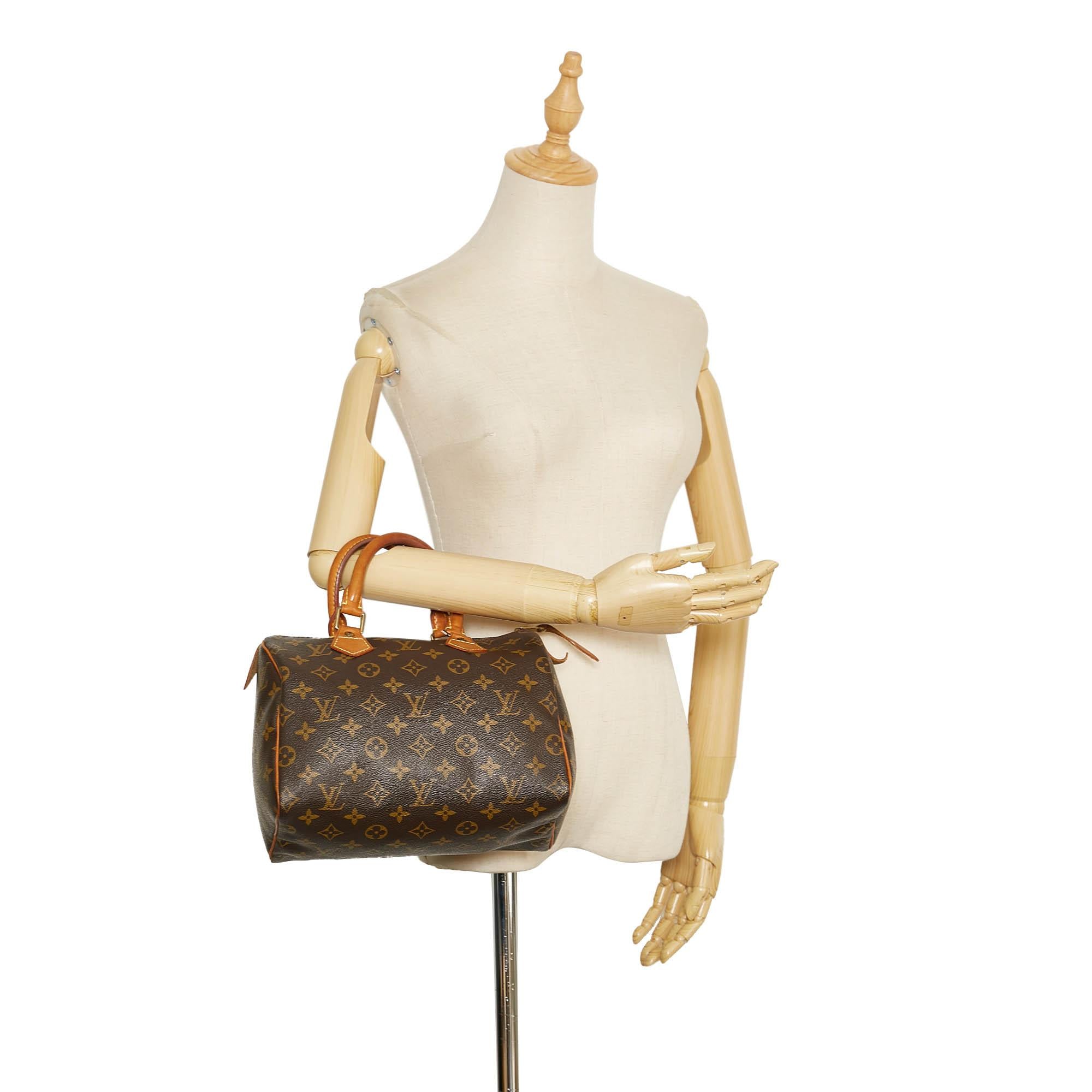 Louis Vuitton Monogram Speedy 25 (SHG-36471)