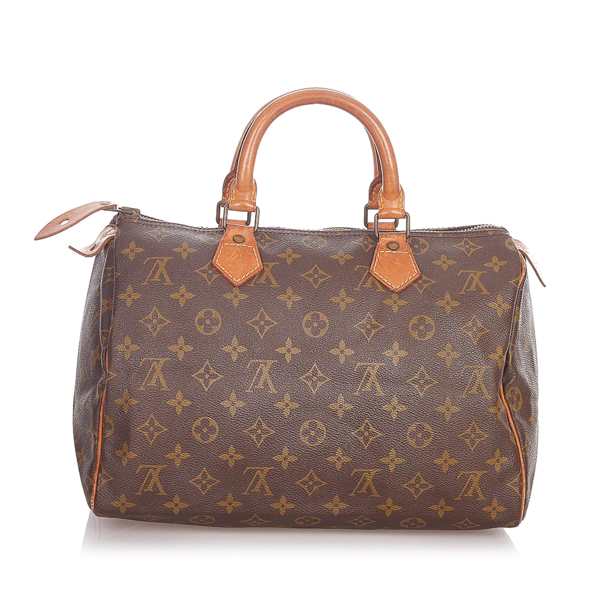 Louis Vuitton Monogram Speedy 30 (SHG-23921)