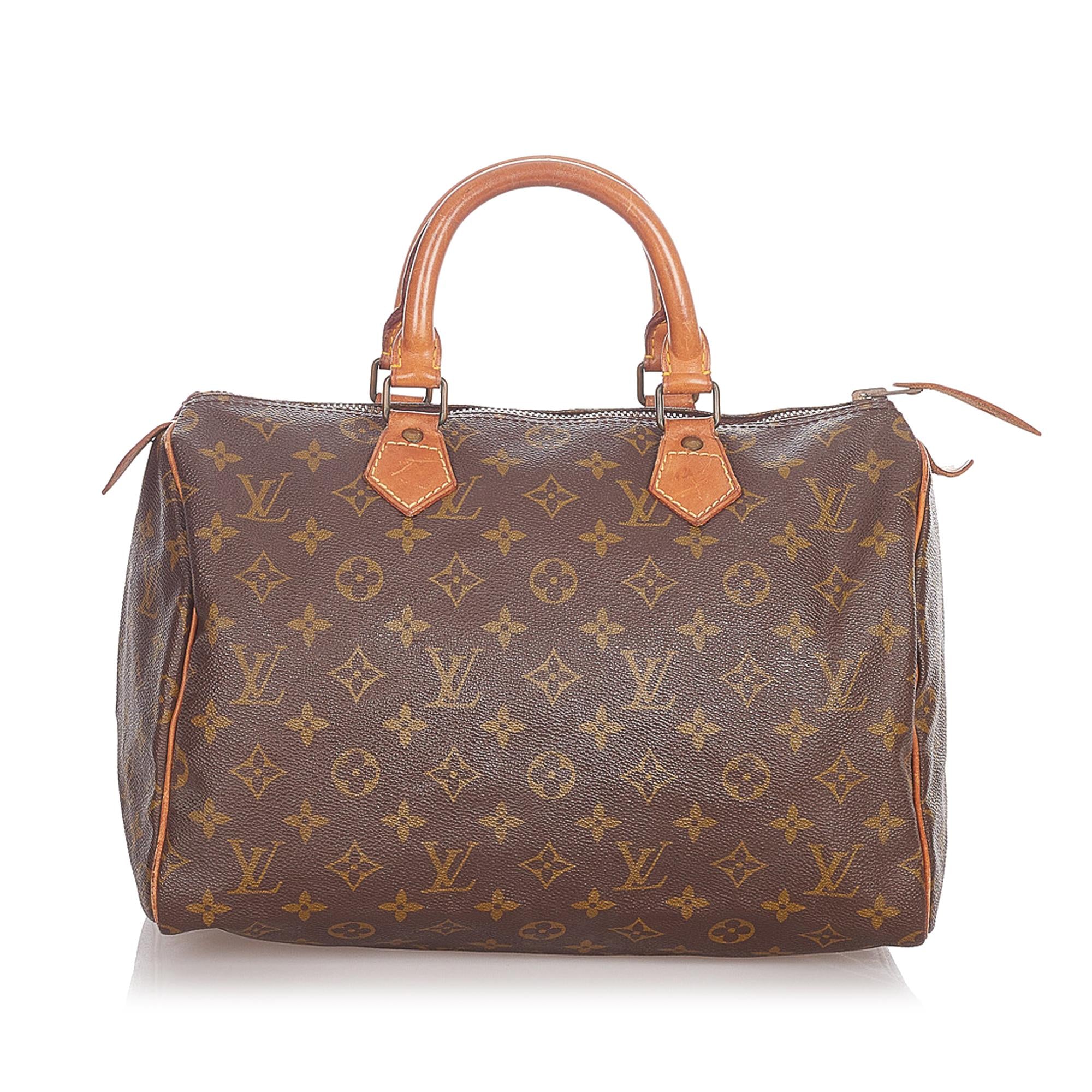Louis Vuitton Monogram Speedy 30 (SHG-23921)