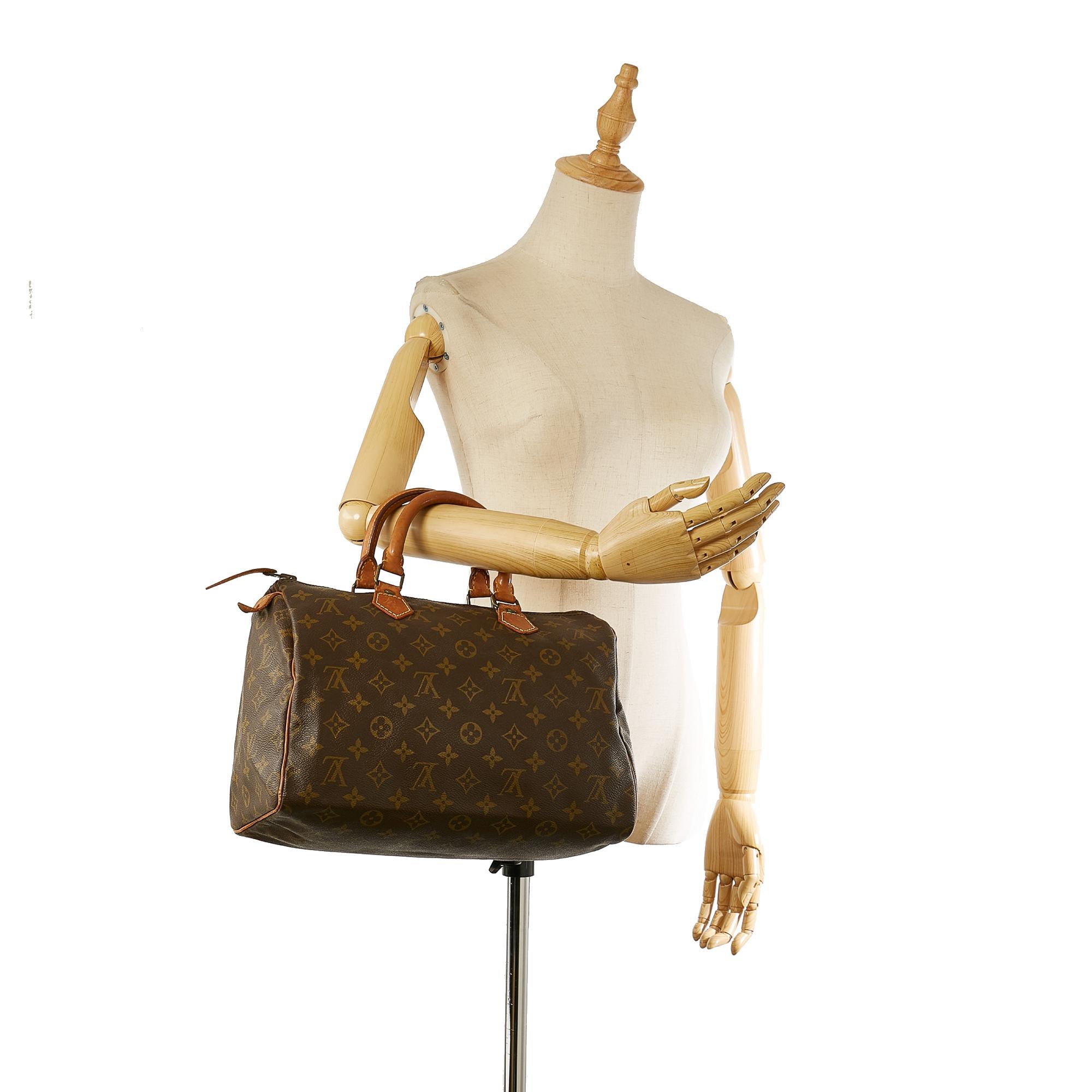 Louis Vuitton Monogram Speedy 30 (SHG-23921)