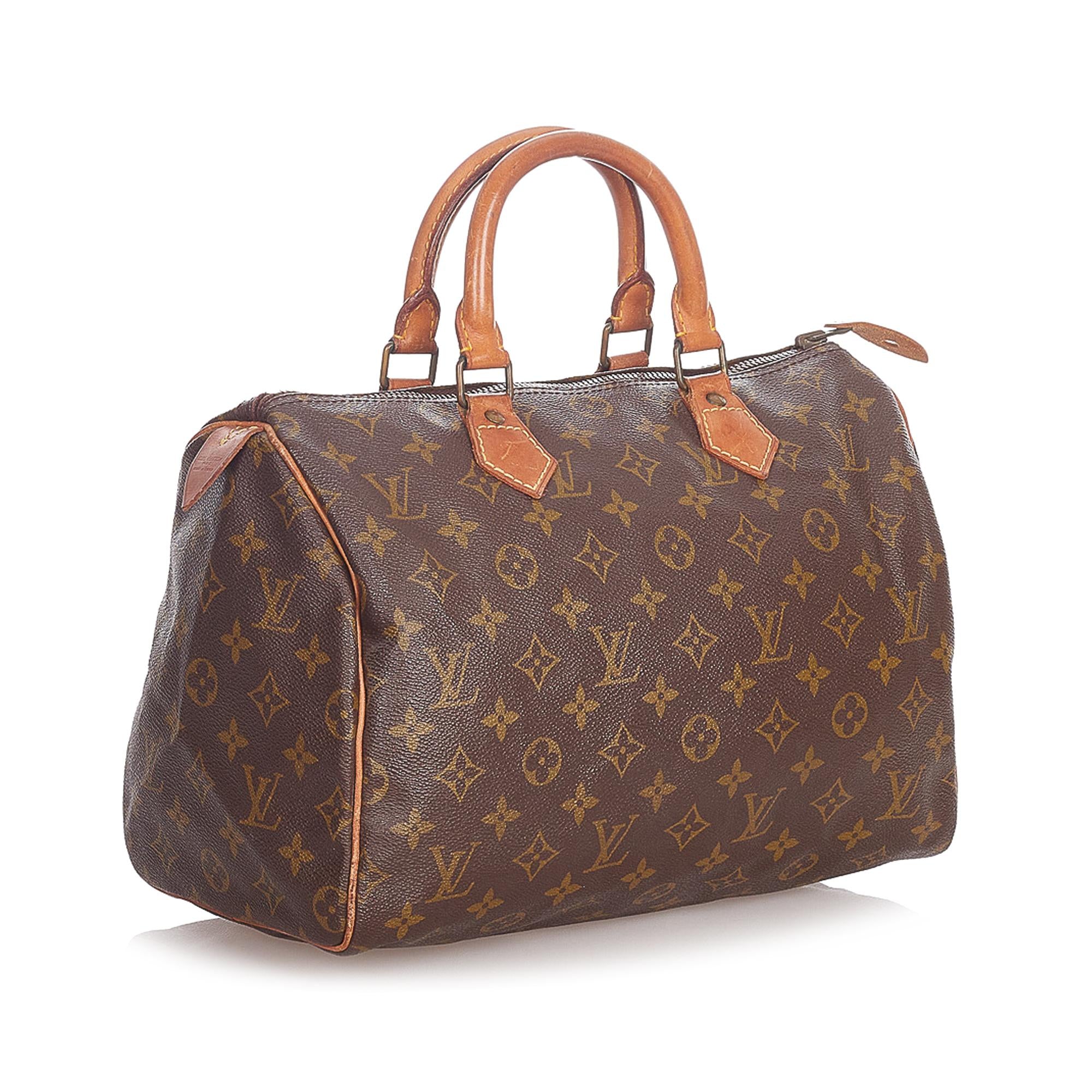 Louis Vuitton Monogram Speedy 30 (SHG-23921)