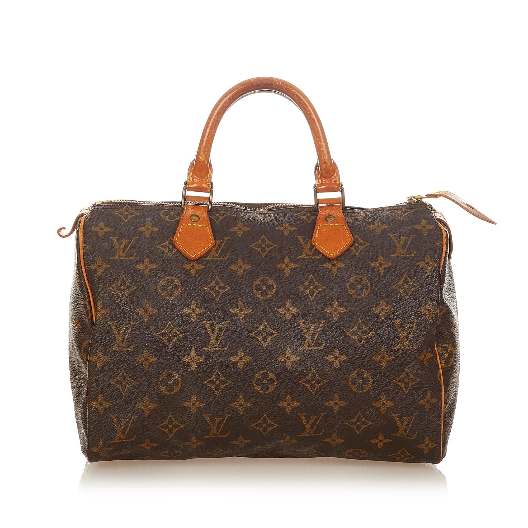 Louis Vuitton Monogram Speedy 30 (SHG-26179)