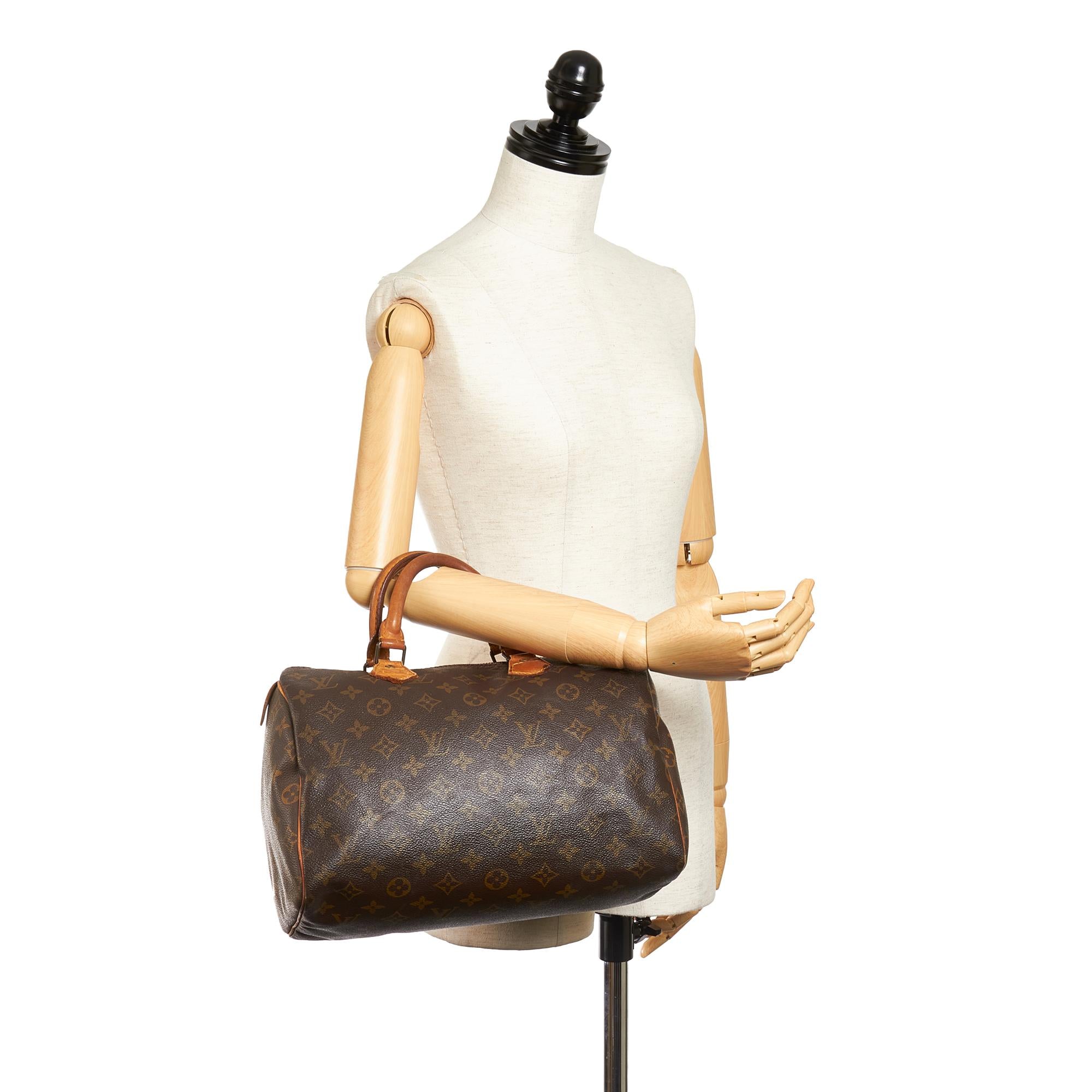 Louis Vuitton Monogram Speedy 30 (SHG-27334)