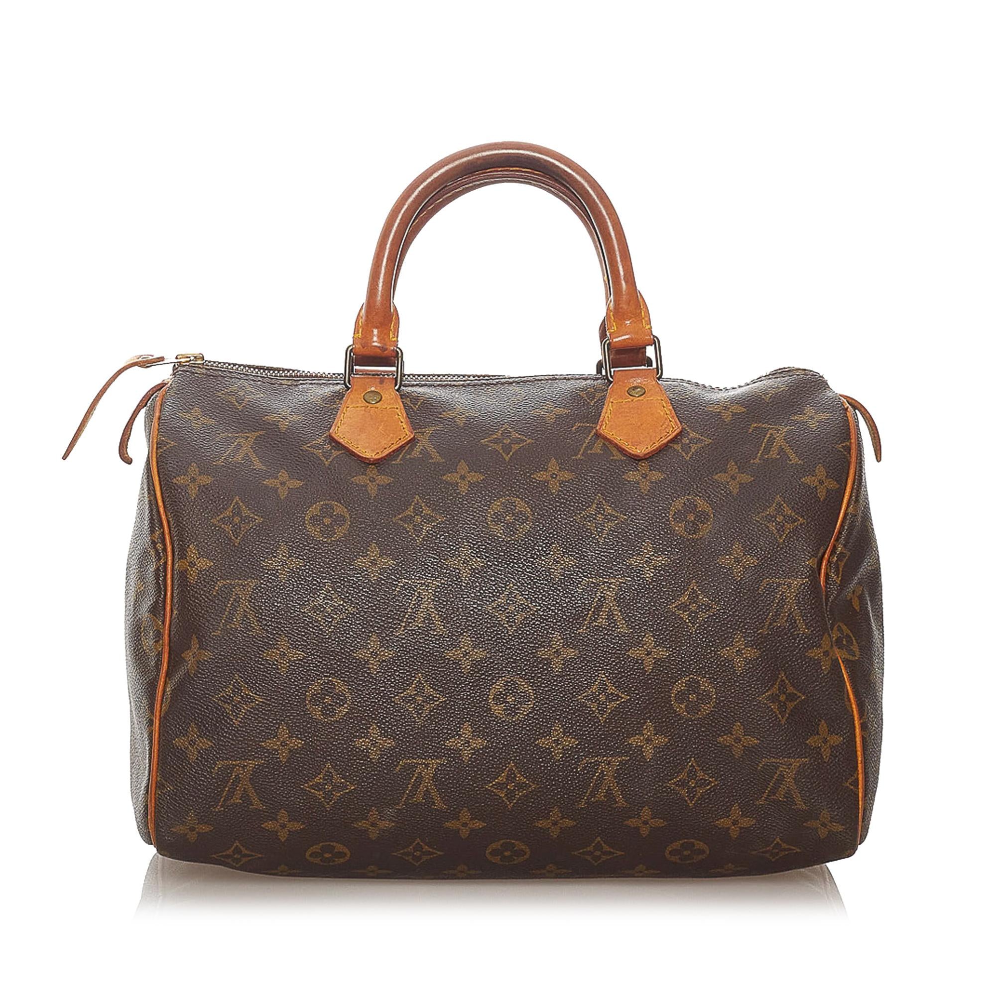 Louis Vuitton Monogram Speedy 30 (SHG-27712)