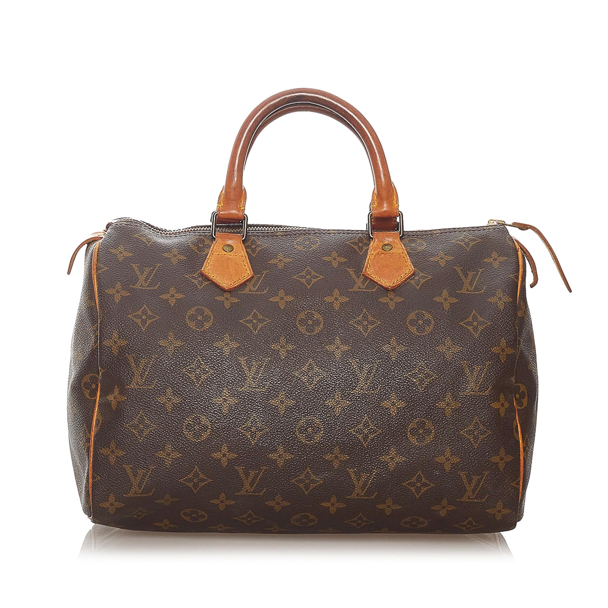 Louis Vuitton Monogram Speedy 30 (SHG-27712)