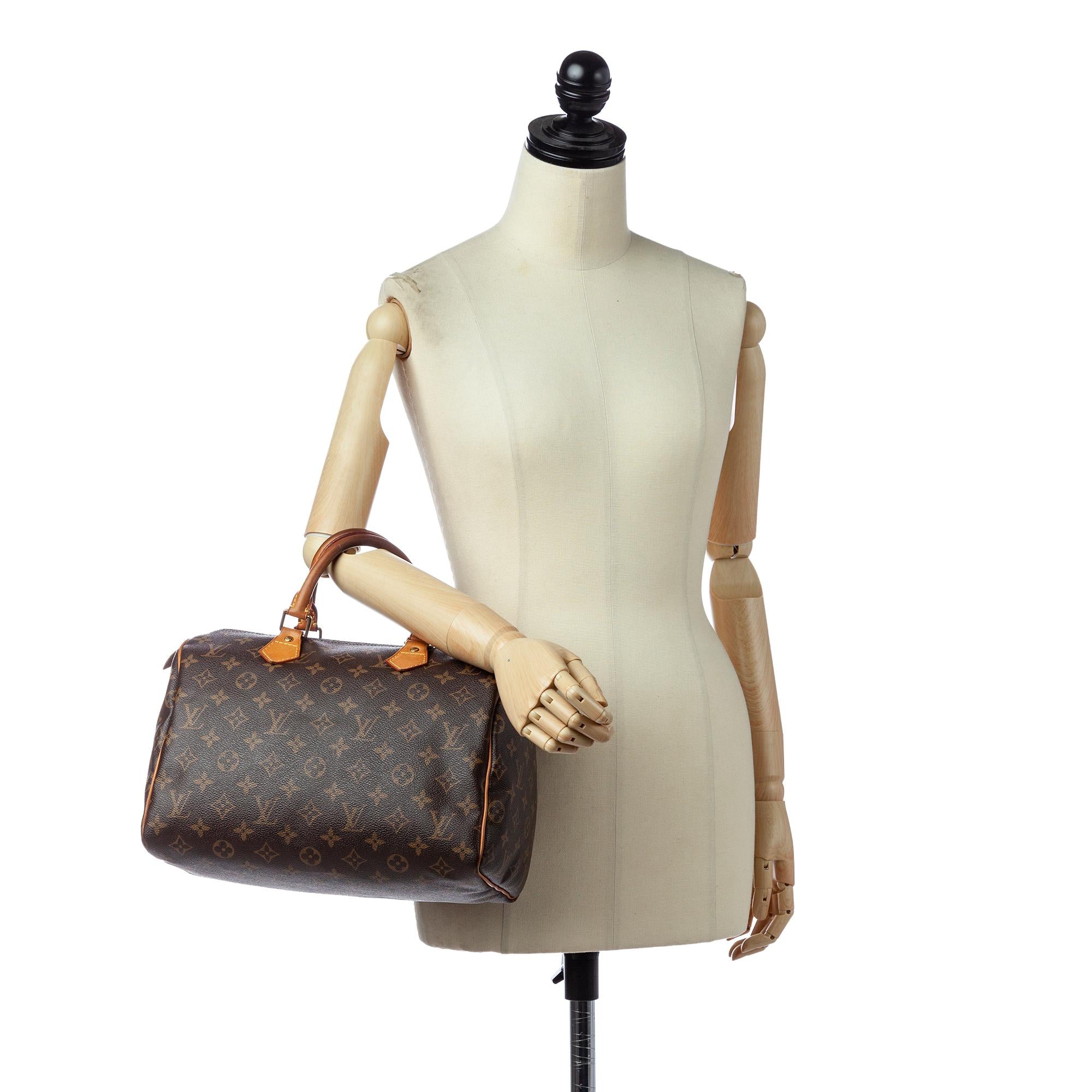 Louis Vuitton Monogram Speedy 30 (SHG-28230)