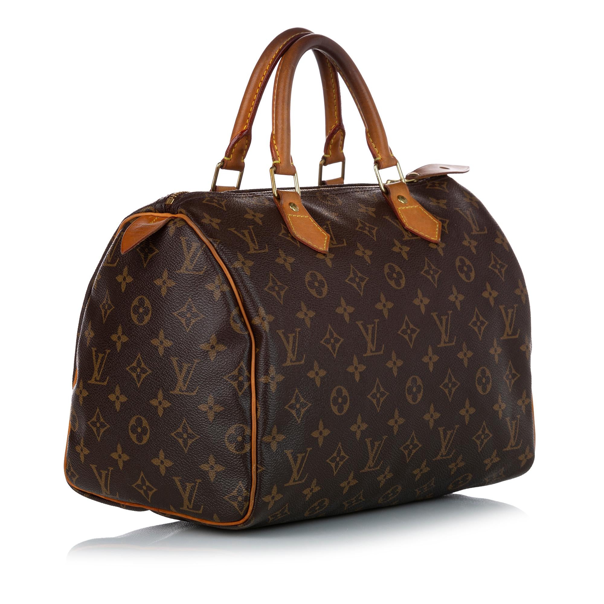 Louis Vuitton Monogram Speedy 30 (SHG-28230)