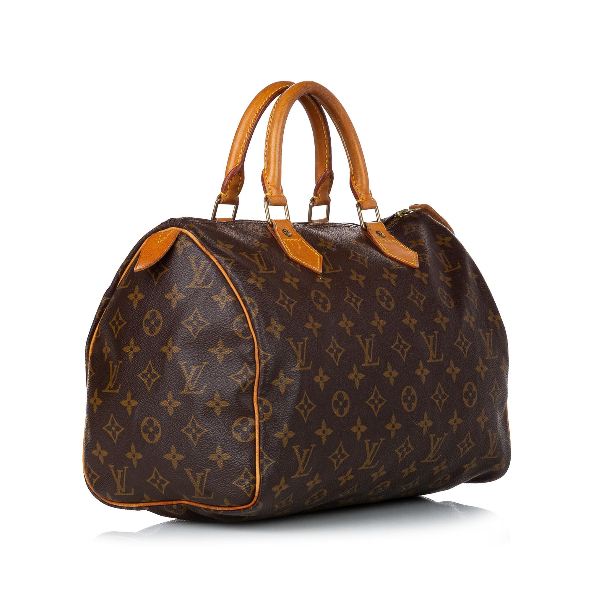 Louis Vuitton Monogram Speedy 30 (SHG-30227)