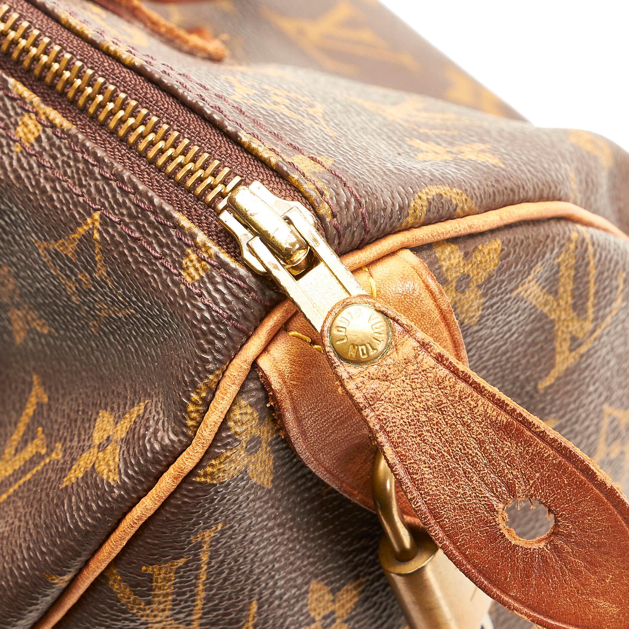 Louis Vuitton Monogram Speedy 30 (SHG-33436)