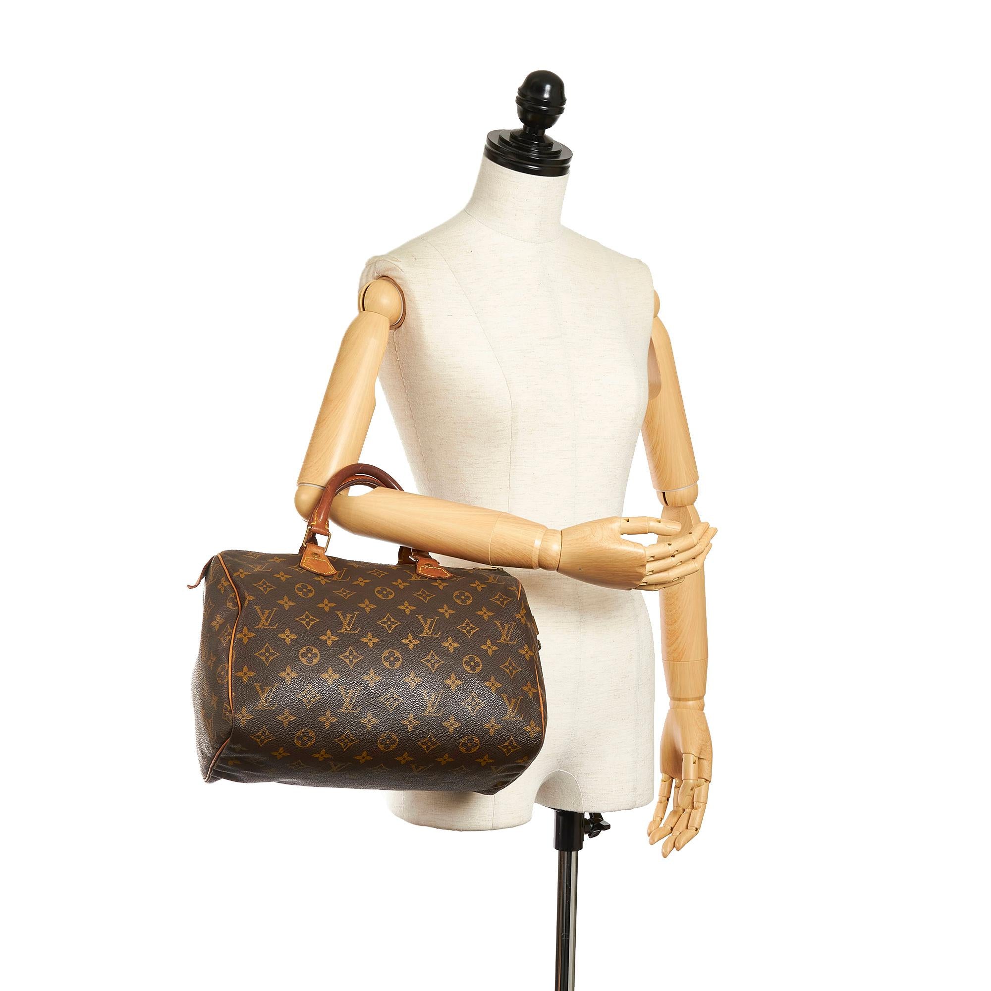 Louis Vuitton Monogram Speedy 30 (SHG-33436)