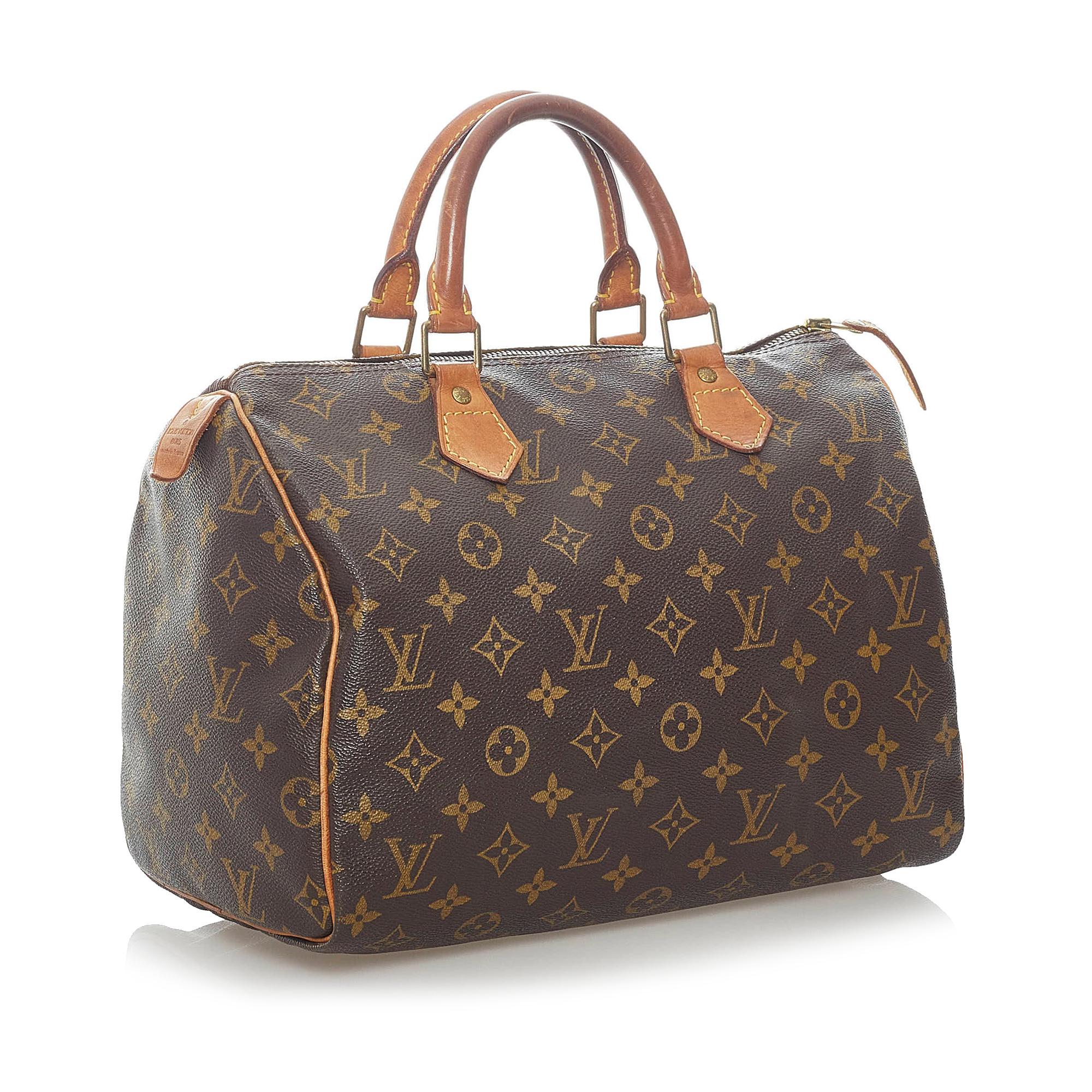 Louis Vuitton Monogram Speedy 30 (SHG-33436)