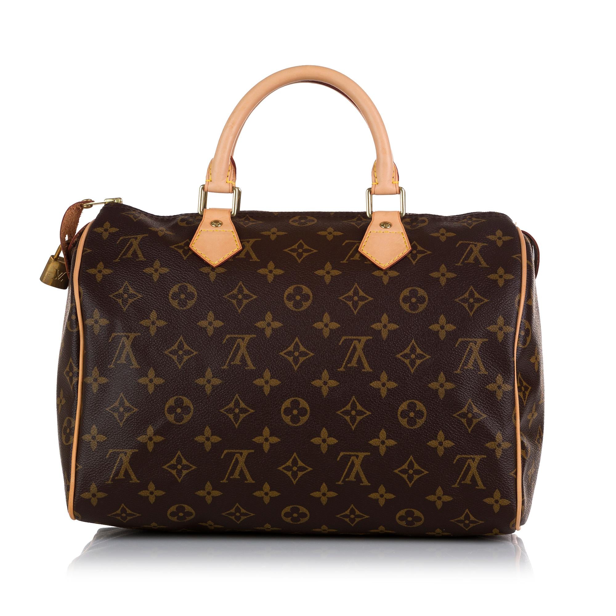 Louis Vuitton Monogram Speedy 30 (SHG-35681)