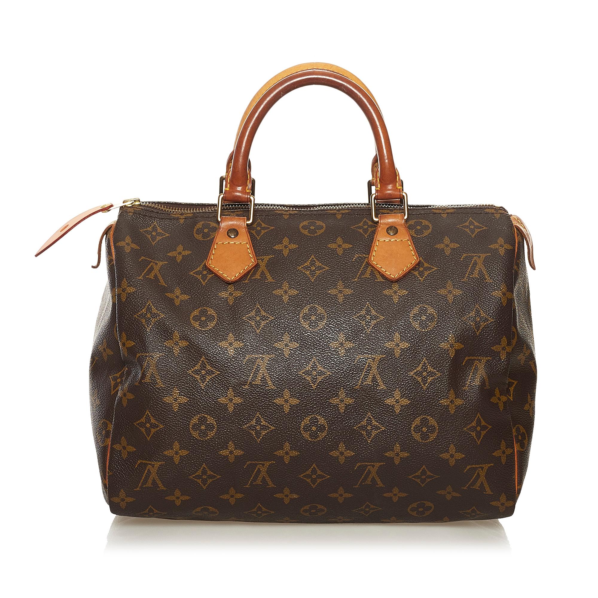 Louis Vuitton Monogram Speedy 30 (SHG-36323)