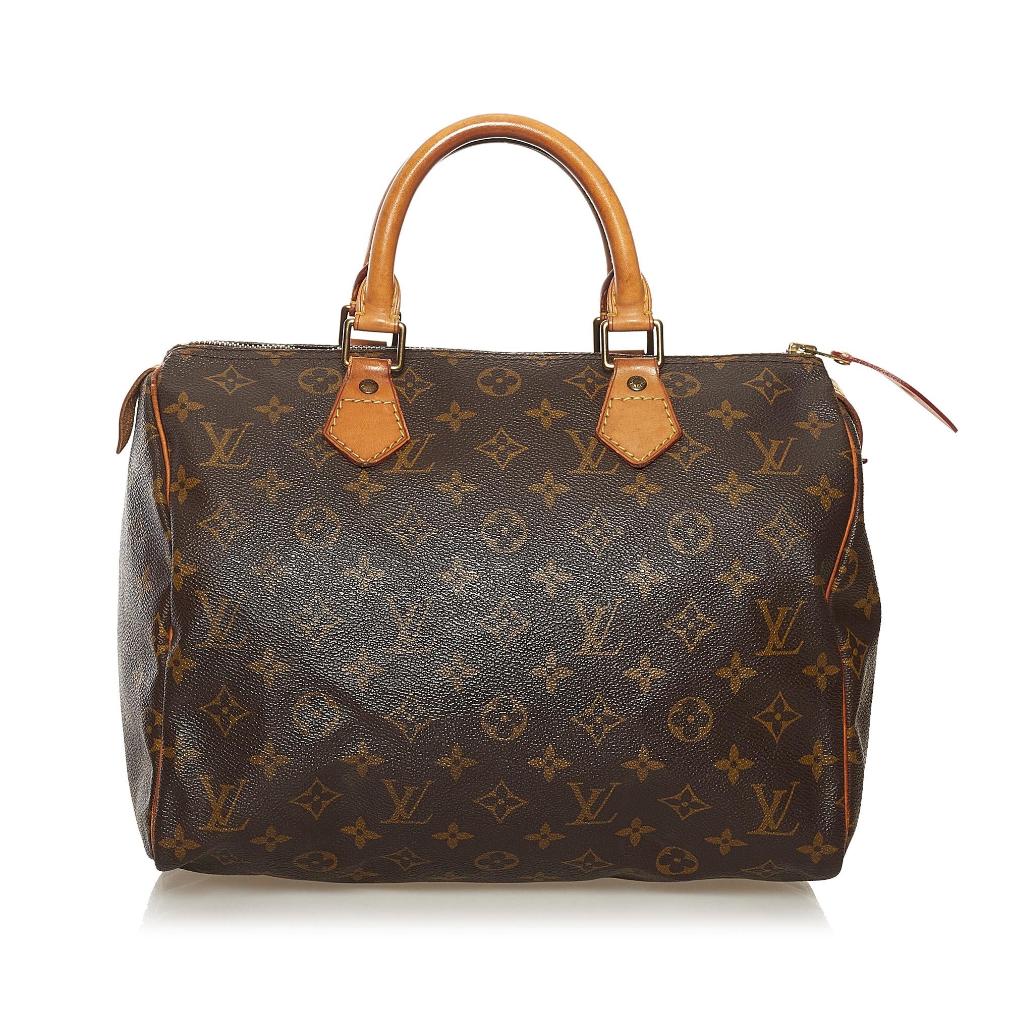 Louis Vuitton Monogram Speedy 30 (SHG-36323)