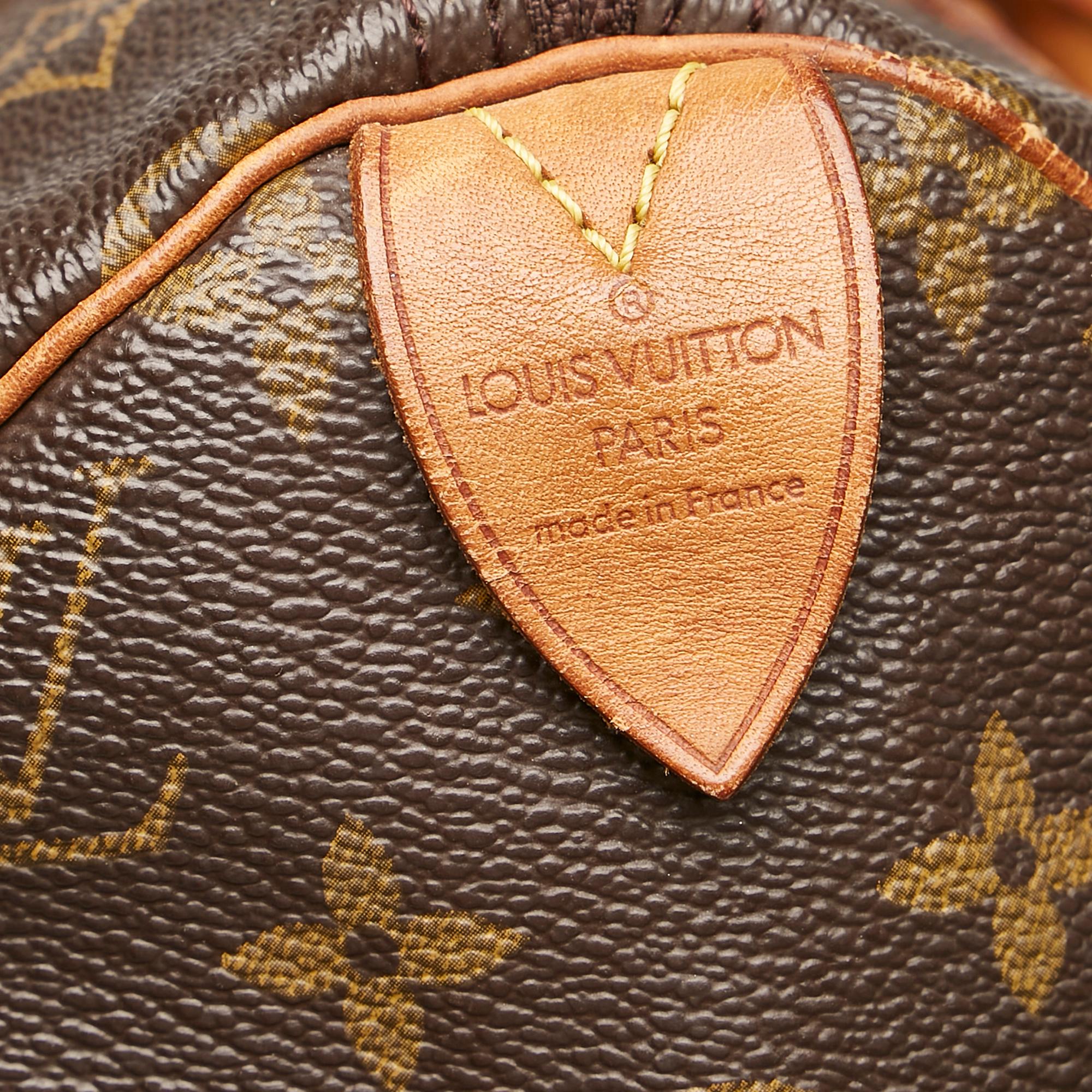 Louis Vuitton Monogram Speedy 30 (SHG-36323)