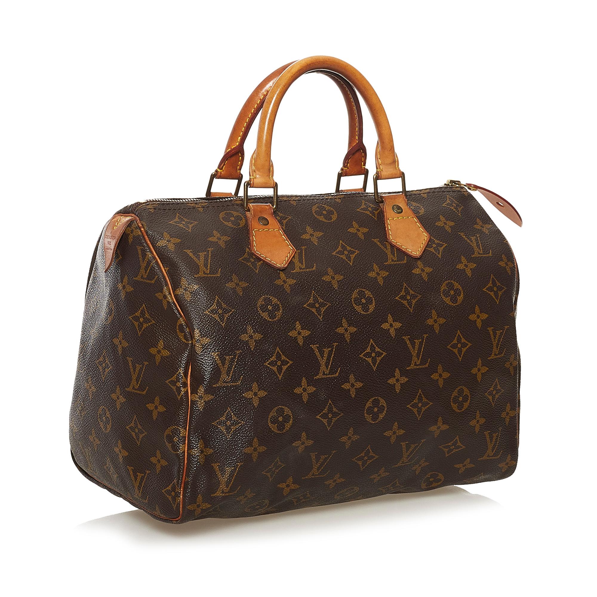 Louis Vuitton Monogram Speedy 30 (SHG-36323)