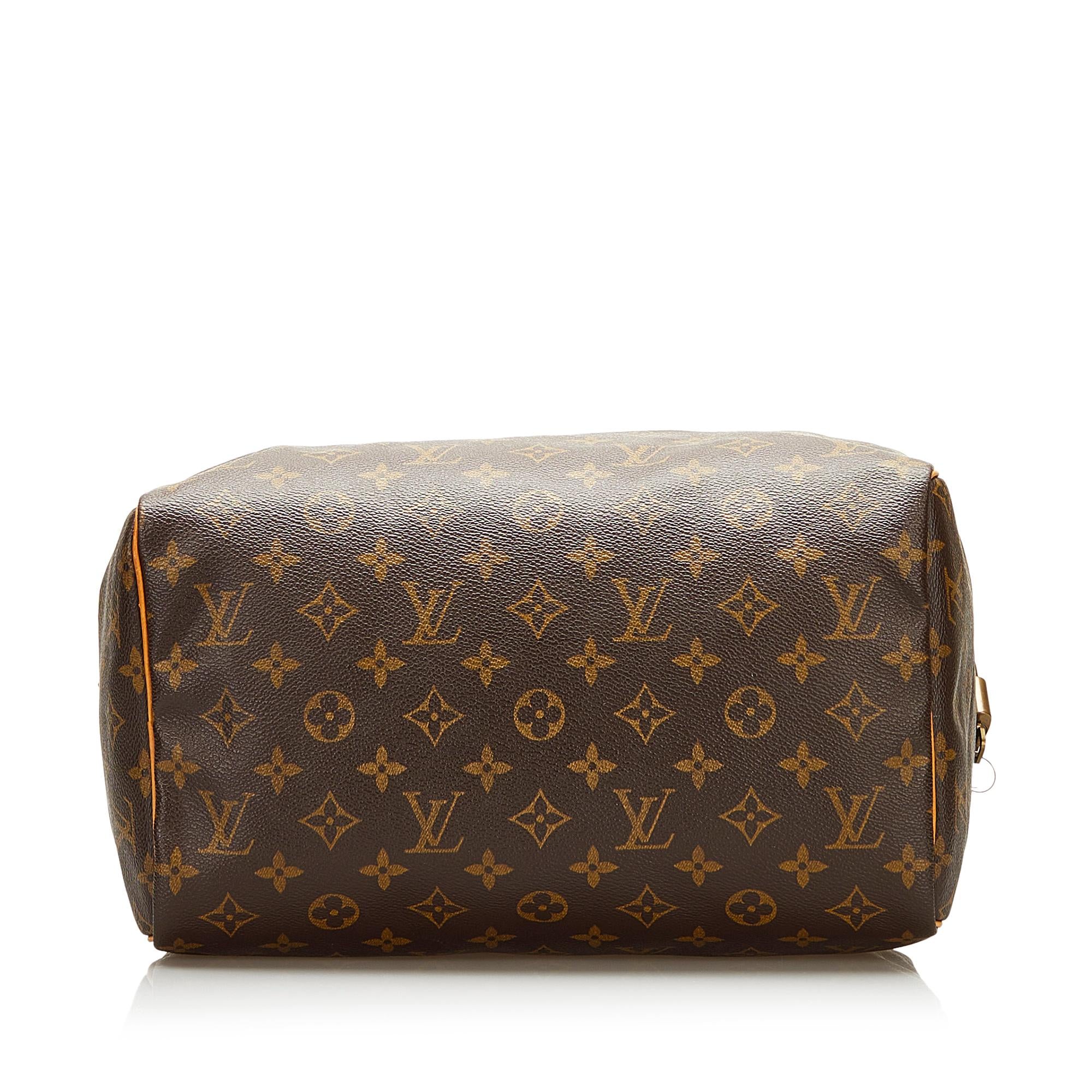 Louis Vuitton Monogram Speedy 30 (SHG-36908)